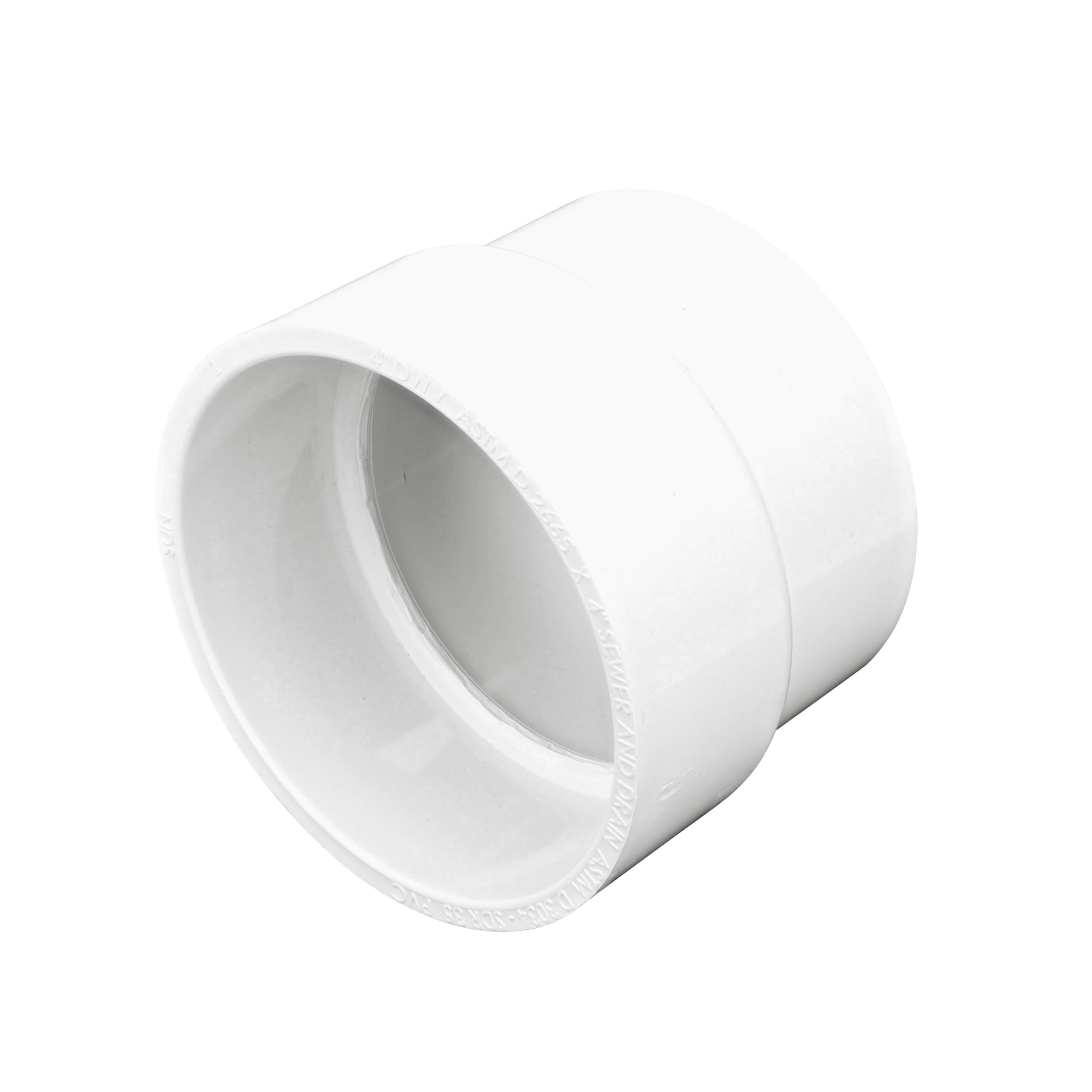 NDS 4-in Schedule 40 PVC Adapter in the PVC Pipe  Fittings department at 