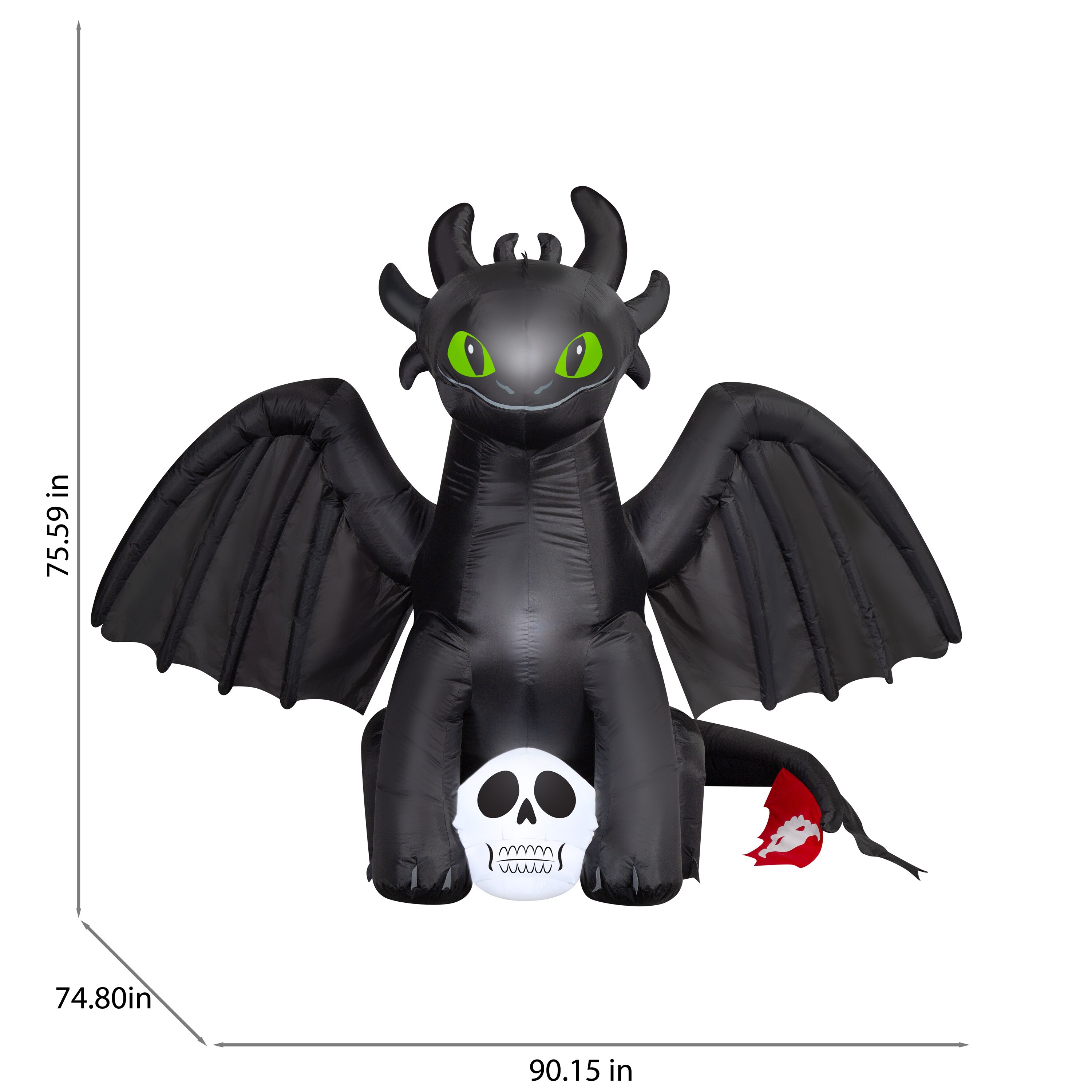 Universal 6-ft LED How to Train Your Dragon Toothless Dragon Inflatable