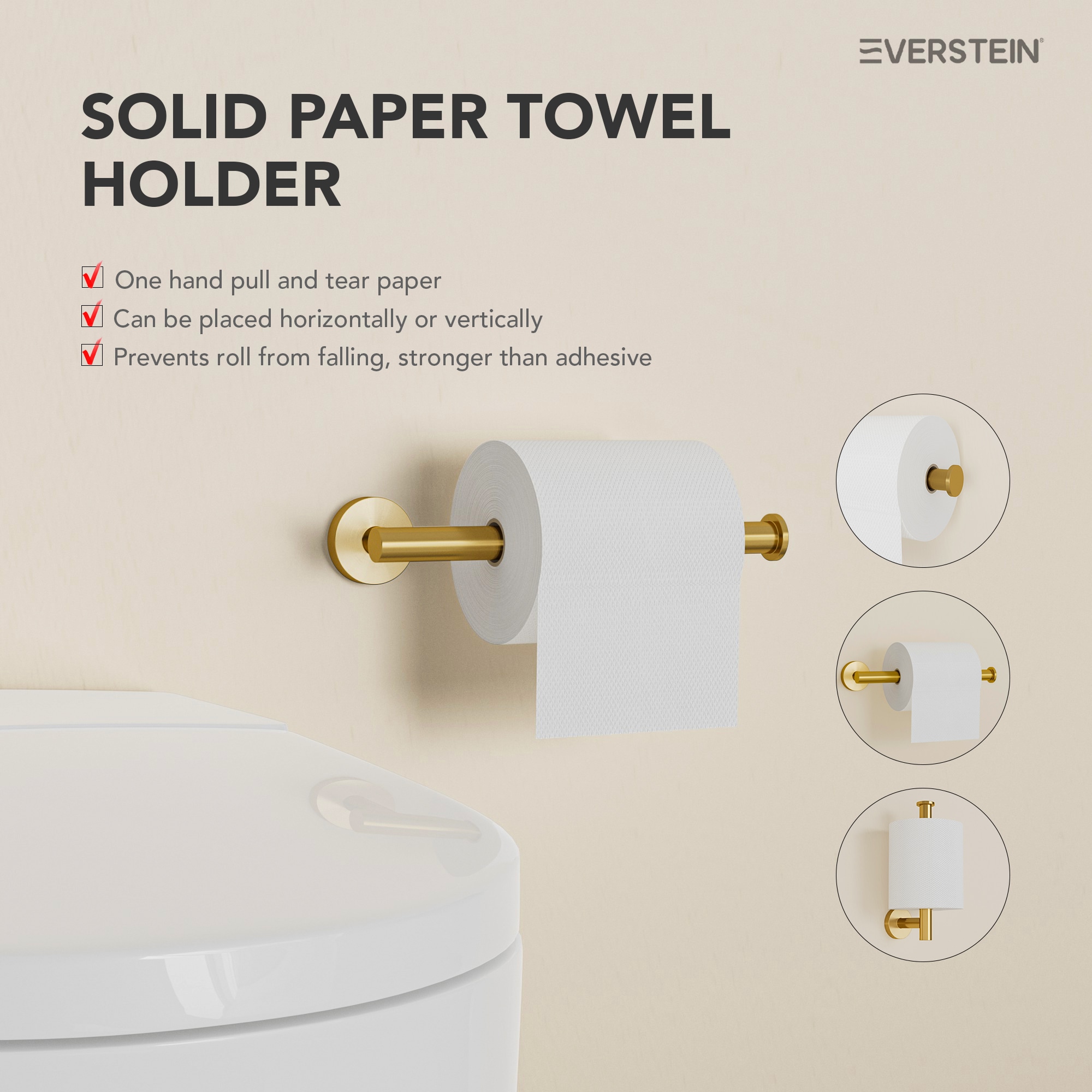 EVERSTEIN Q-830-OTOP Decorative-Bath-Hardware-Kits - View #3