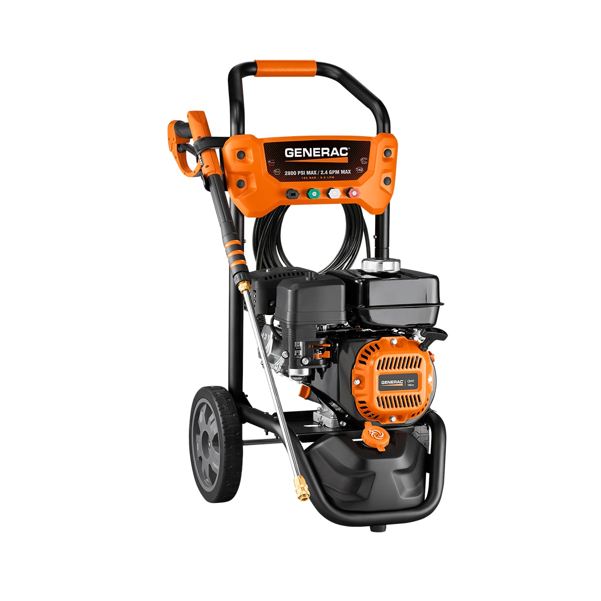 Generac Residential 2800-PSI 2.4-GPM Cold Water Gas Pressure Washer ...