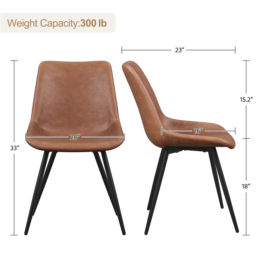 Yaheetech LS4QMR0001 Dining-Chairs - View #2