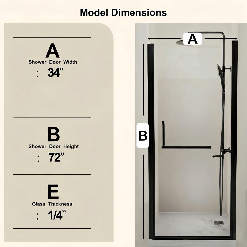 Numhew NHSEAN5150 Shower-Doors - View #2