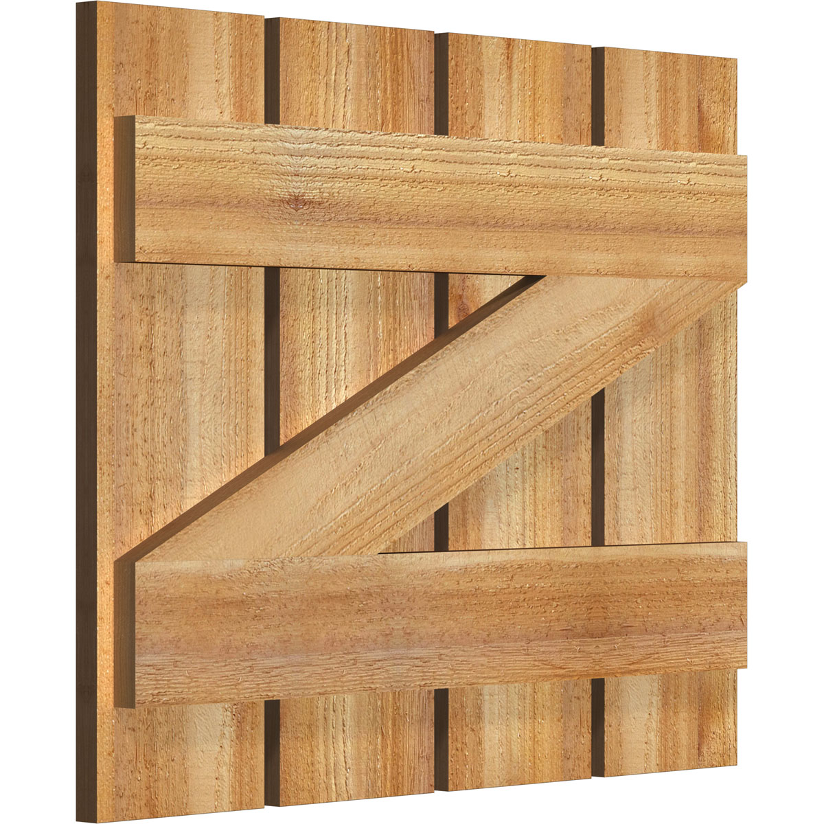 Ekena Millwork RBS06Z23X019RWR Exterior-Shutters - View #2
