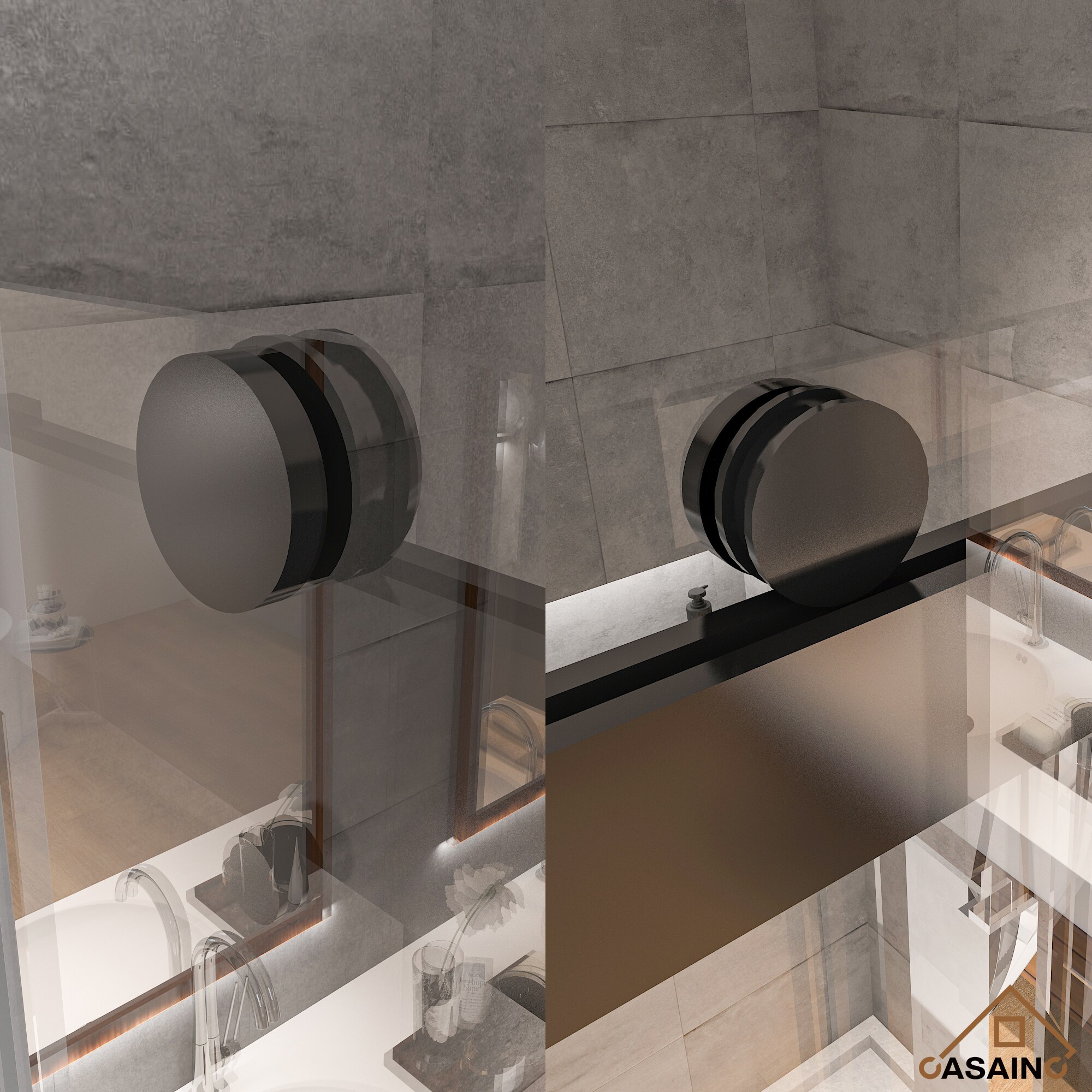 CASAINC CAMB03-60 Shower-Doors - View #6