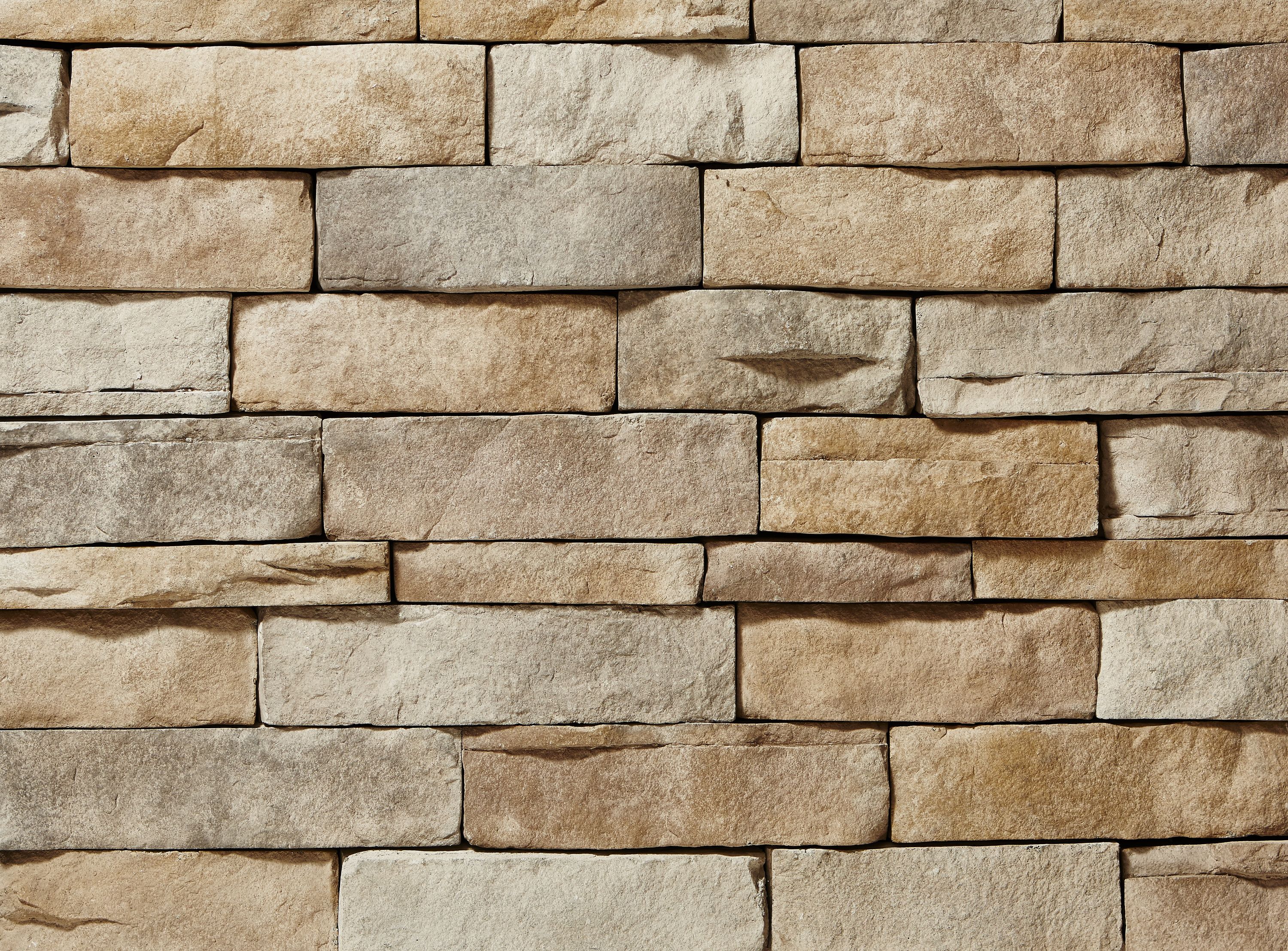 ClipStone CSR.11.001.30 Ledgestone 8-sq ft Tan Manufactured Stone Veneer