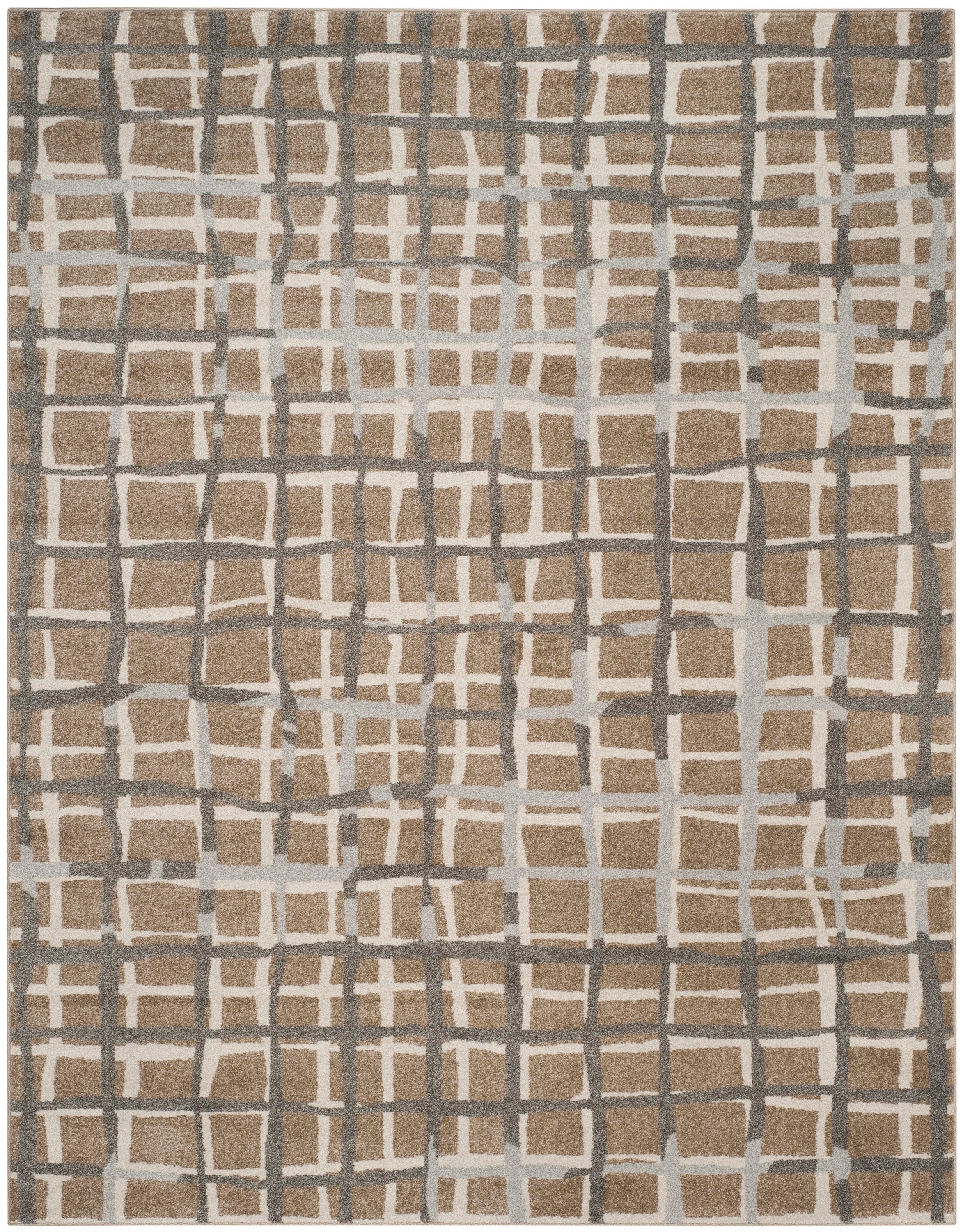 Safavieh AMT403S-8 Amherst Tilla 8 x 10 (ft) Loomed Synthetic Wheat/Beige Rectangular Indoor Abstract Farmhouse/Cottage Area rug