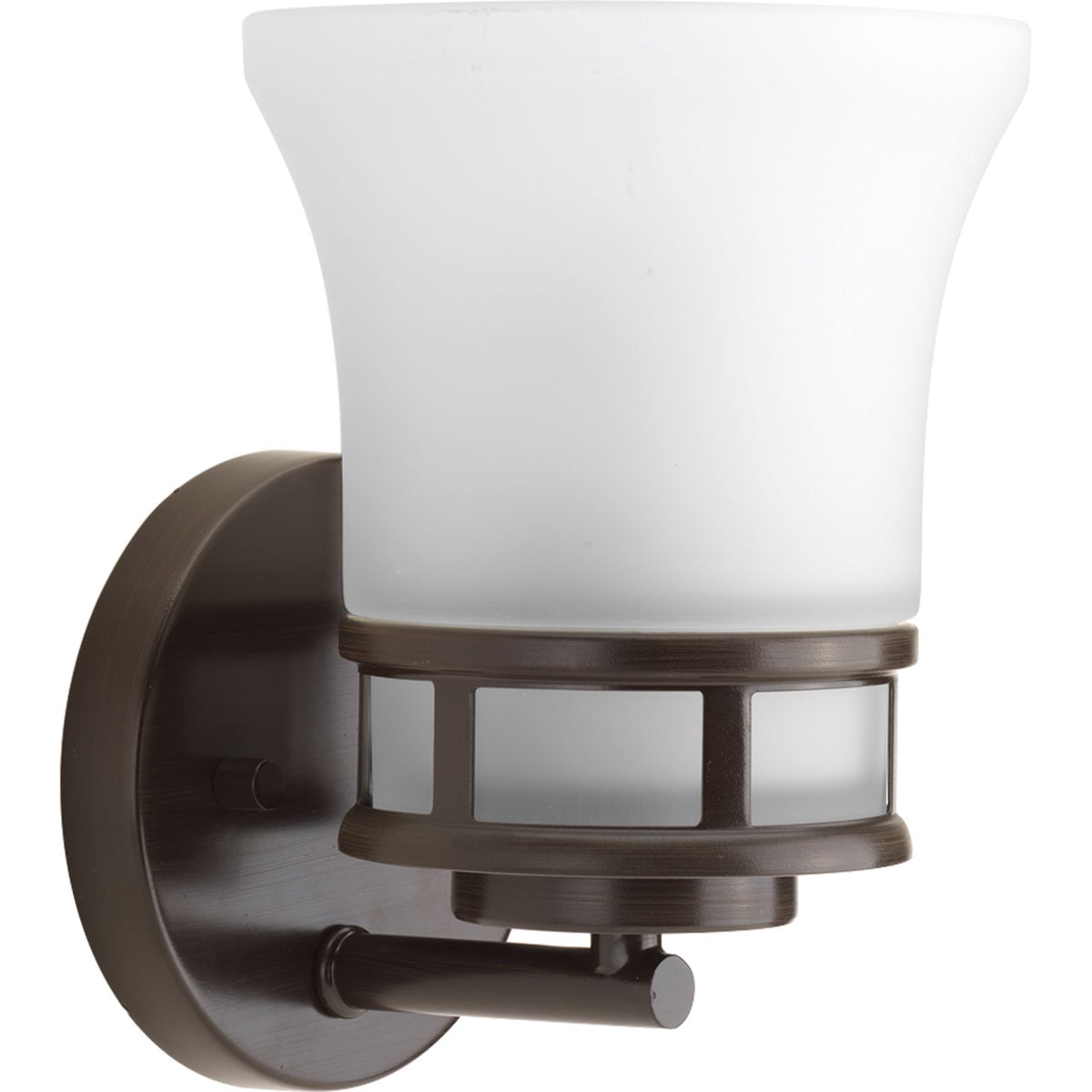 Progress Lighting P2146-20 Cascadia 5.87-in 1 -Light Antique Bronze Craftsman Vanity light