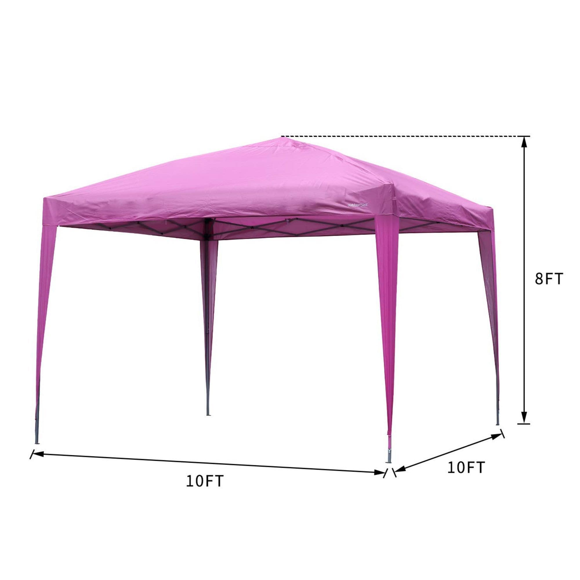 Trademark Innovations Lightweight and Portable Canopy Tent Set - Pink  Canopy Cover