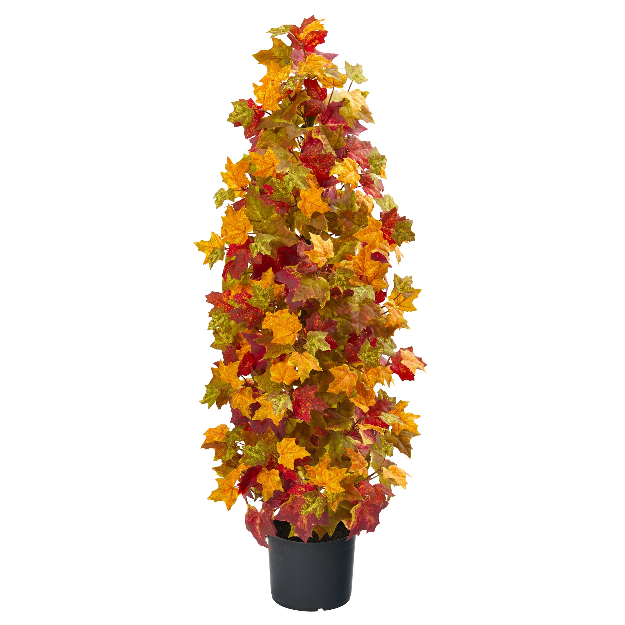 Nearly Natural 9998 39-Inches Orange Indoor Floor Mixed greenery Artificial tree