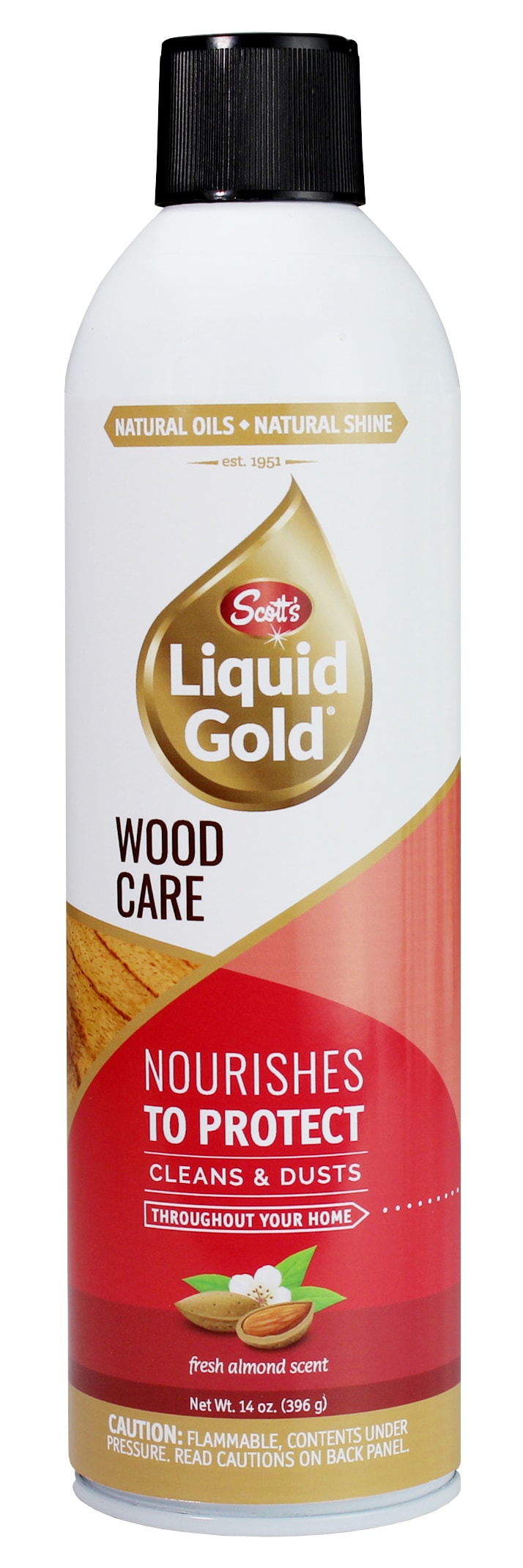 Scott\'s Liquid Gold and Spray Upholstery Cleaner 14-oz Cleaners & Furniture Furniture Polish department at the Almond Wood in