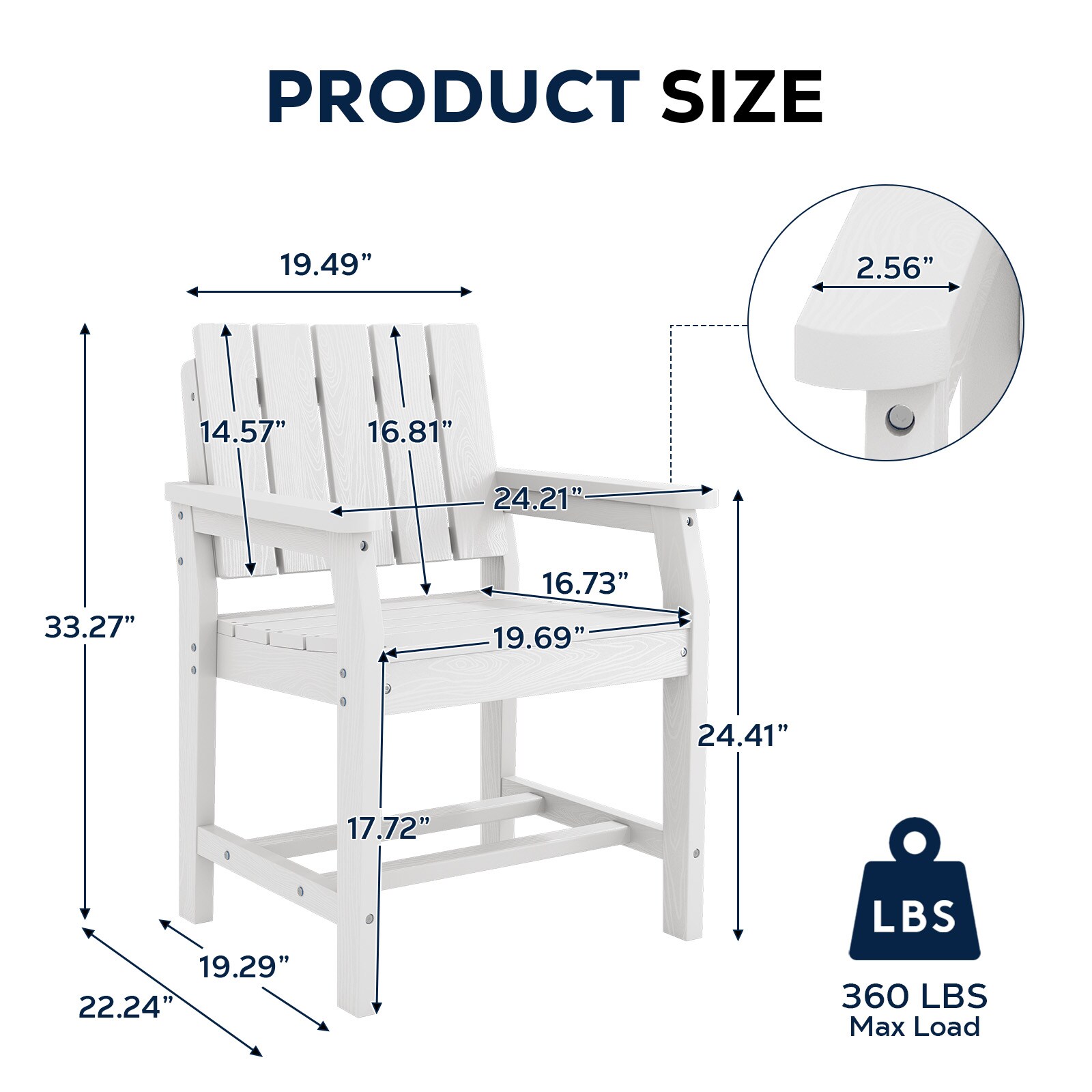 JEAREY LS-WLCY-WT Patio-Chairs - View #6