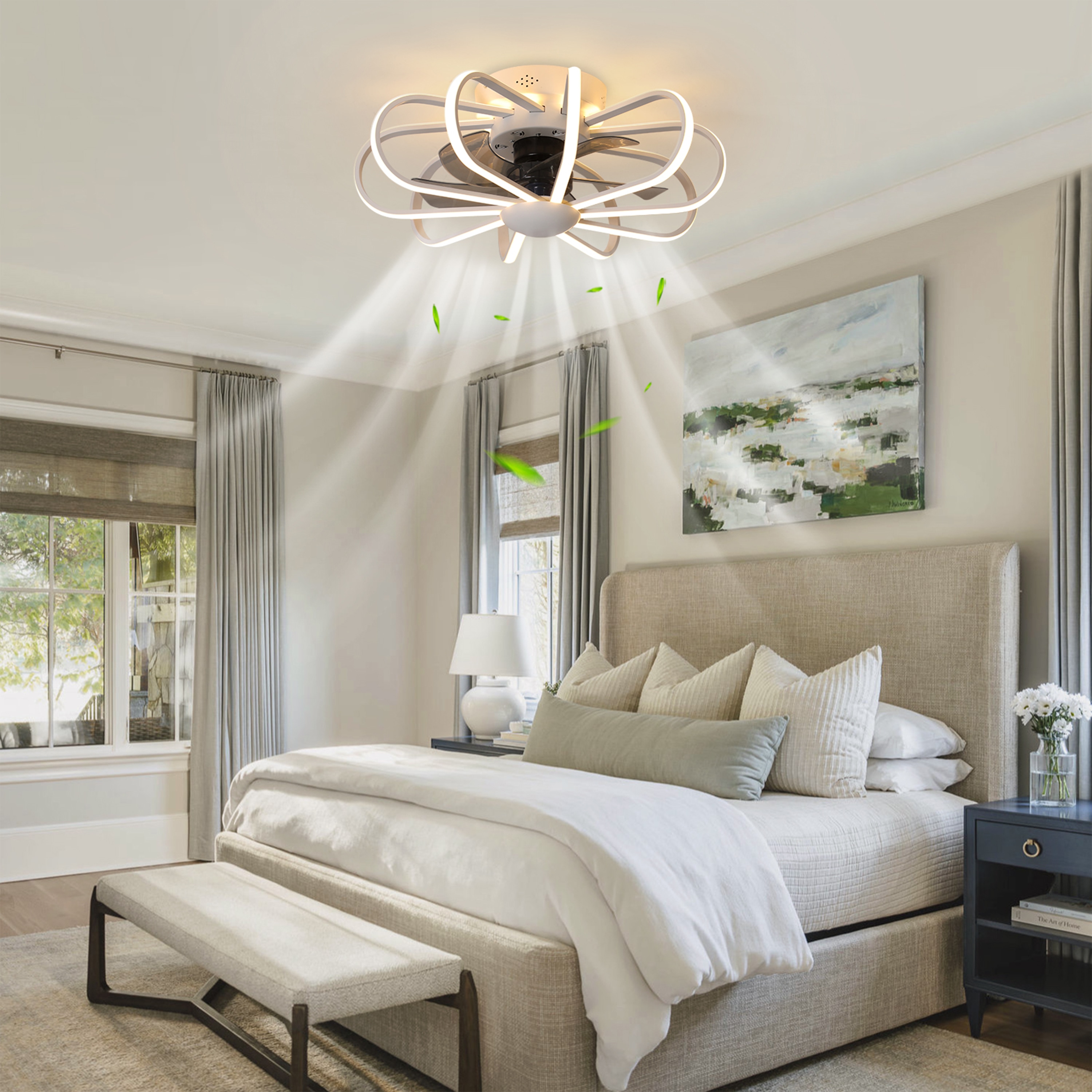 GoYeel ZF007WH Ceiling-Fans - View #2