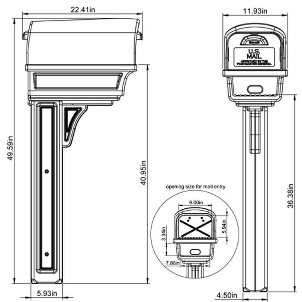 Gibraltar Mailboxes   - View #4