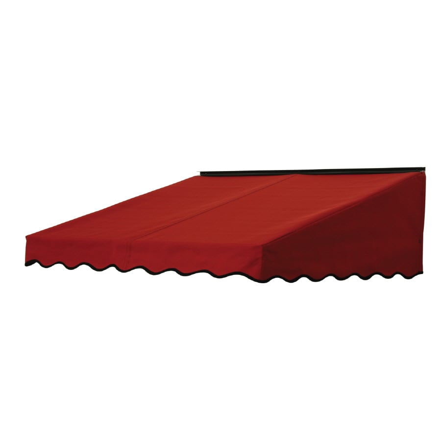 NuImage Awnings 27X8X84462203X 2700 84-Inches Wide x 46-Inches Projection x 19-Inches Height Fabric Terra Cotta (4622) Solid Fixed Door Awning