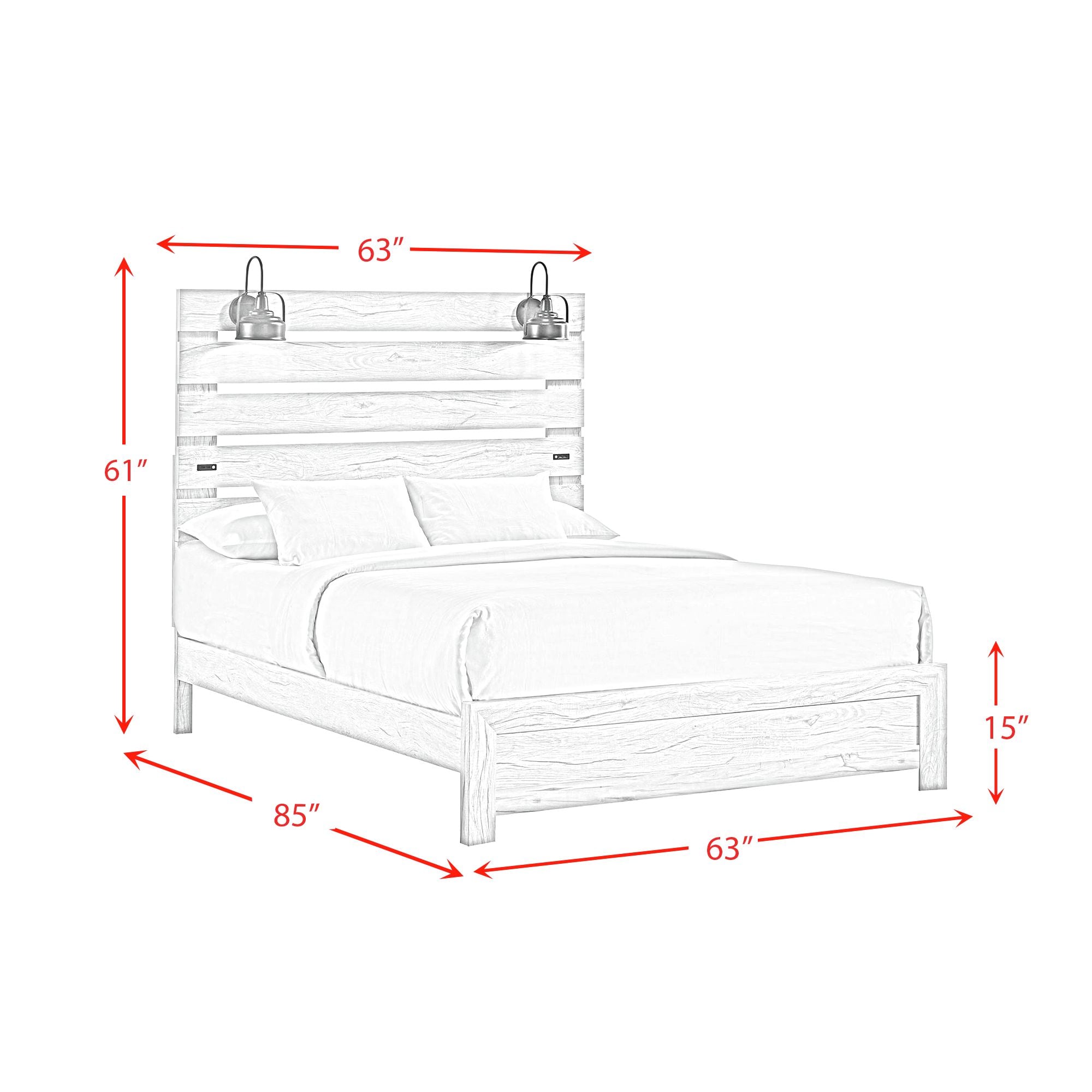 Picket House Furnishings B-3460-7-QBL-3PC Bedroom-Sets - View #8