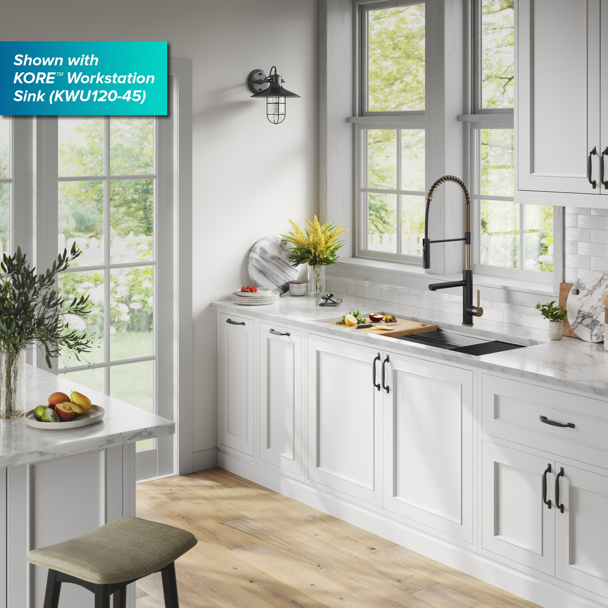 Kraus KPF-1604SFACBMB Kitchen-Faucets - View #16