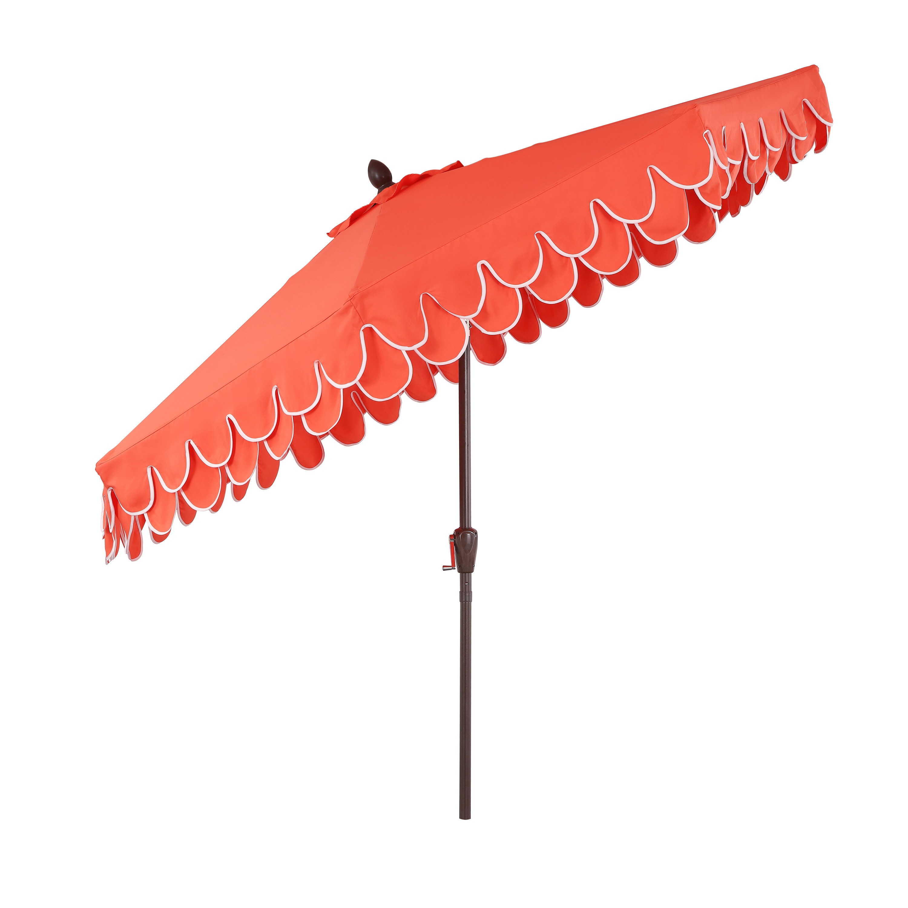 JONATHAN Y 9-Feet Aluminum Red Auto-tilt Market Patio JONATHAN Y 9-Feet Aluminum Red Auto-tilt Market Patio