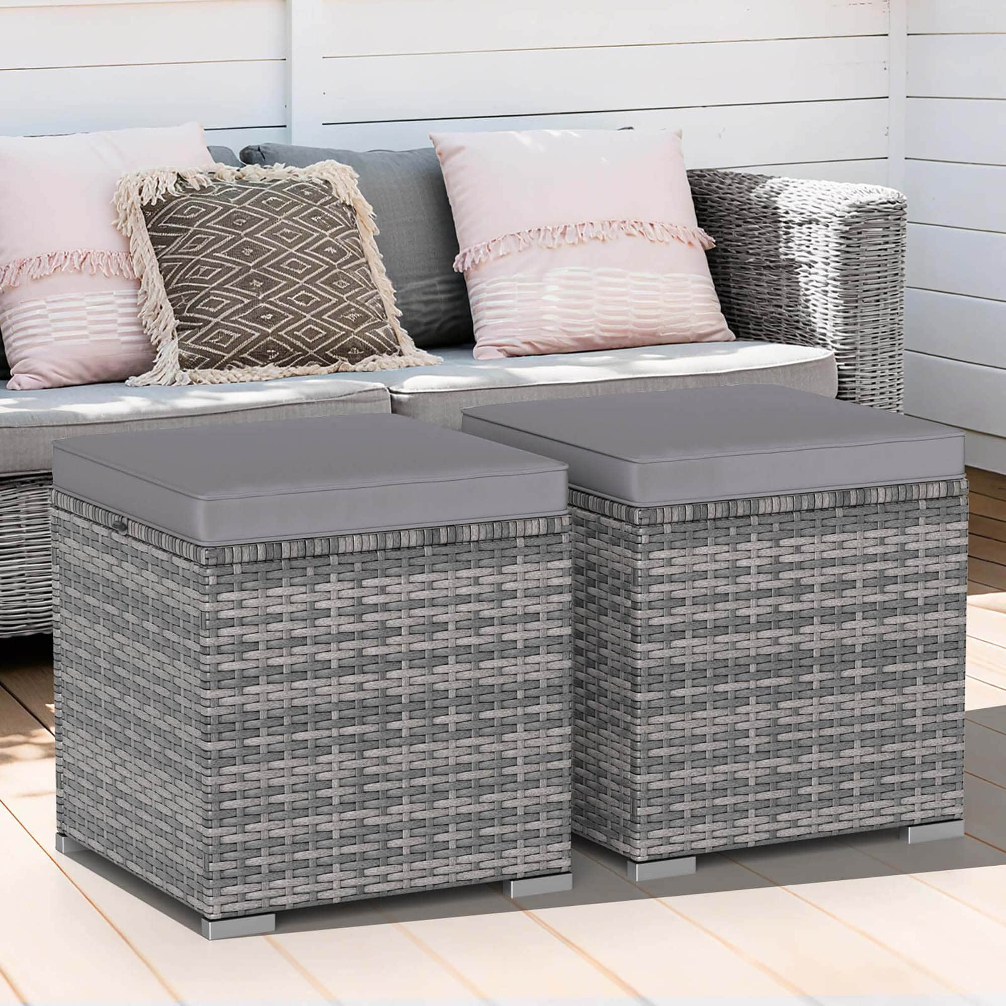 Costway HCST10870 Indoor-Ottomans - View #7