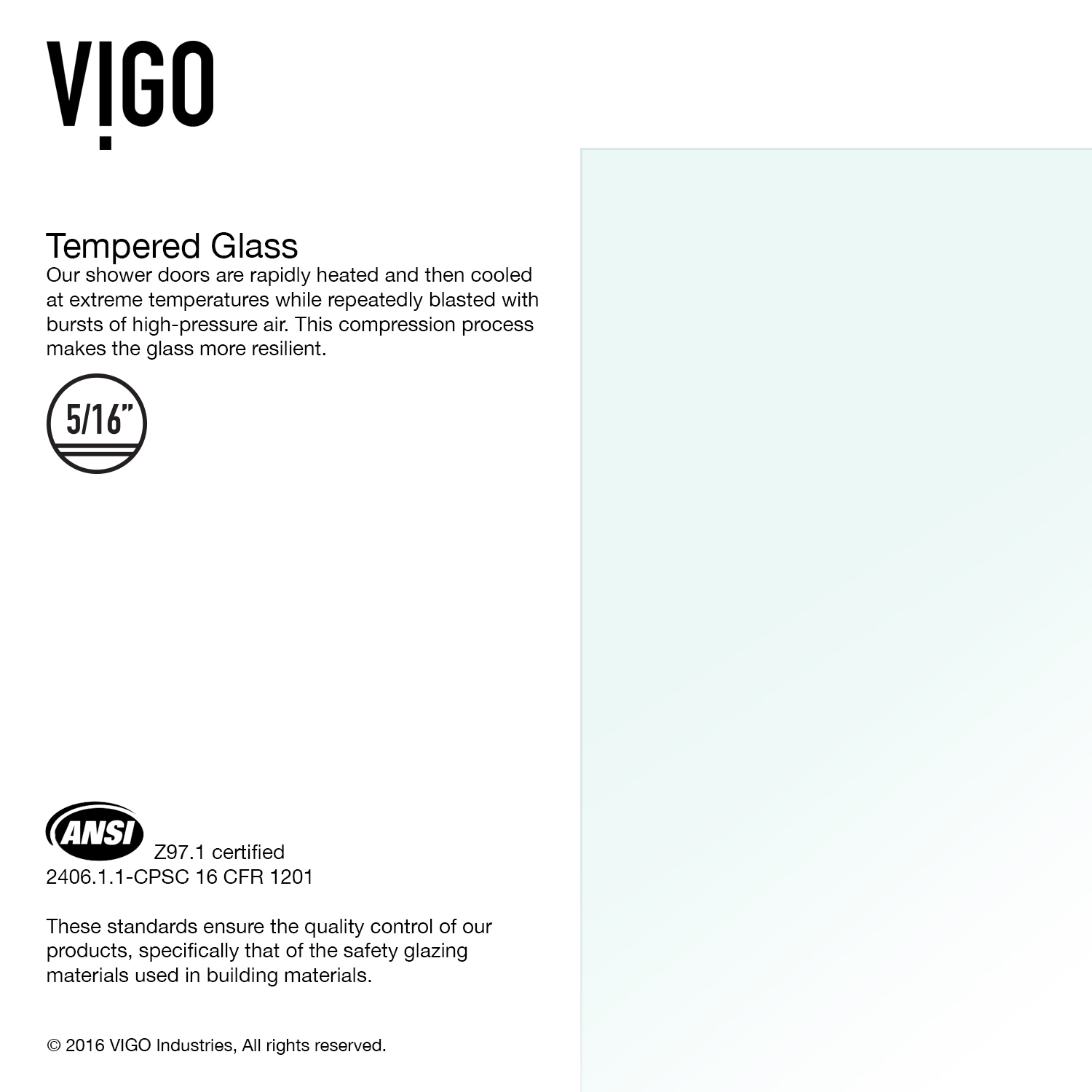 VIGO VG6074CHCL3458 Bathtub-Doors - View #7