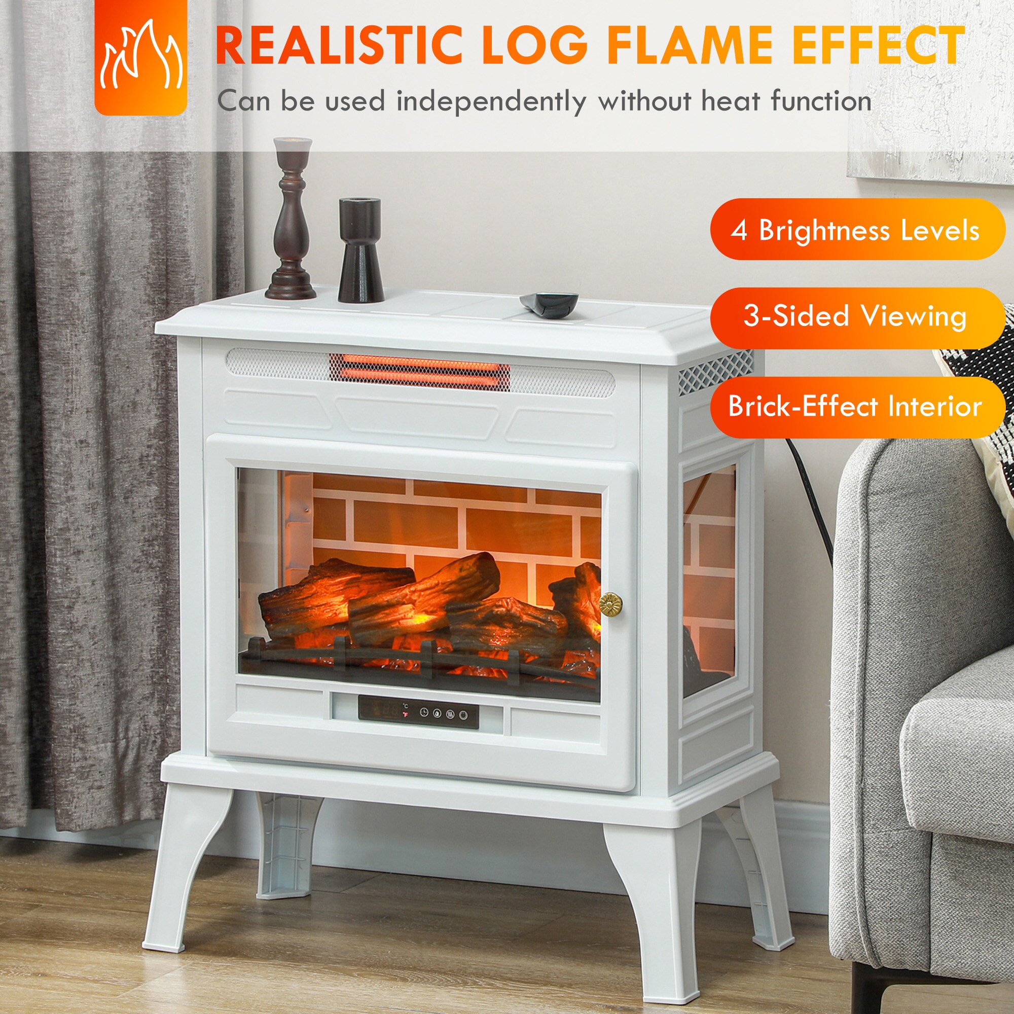 Bybafun YE7400041 Electric-Fireplaces - View #7