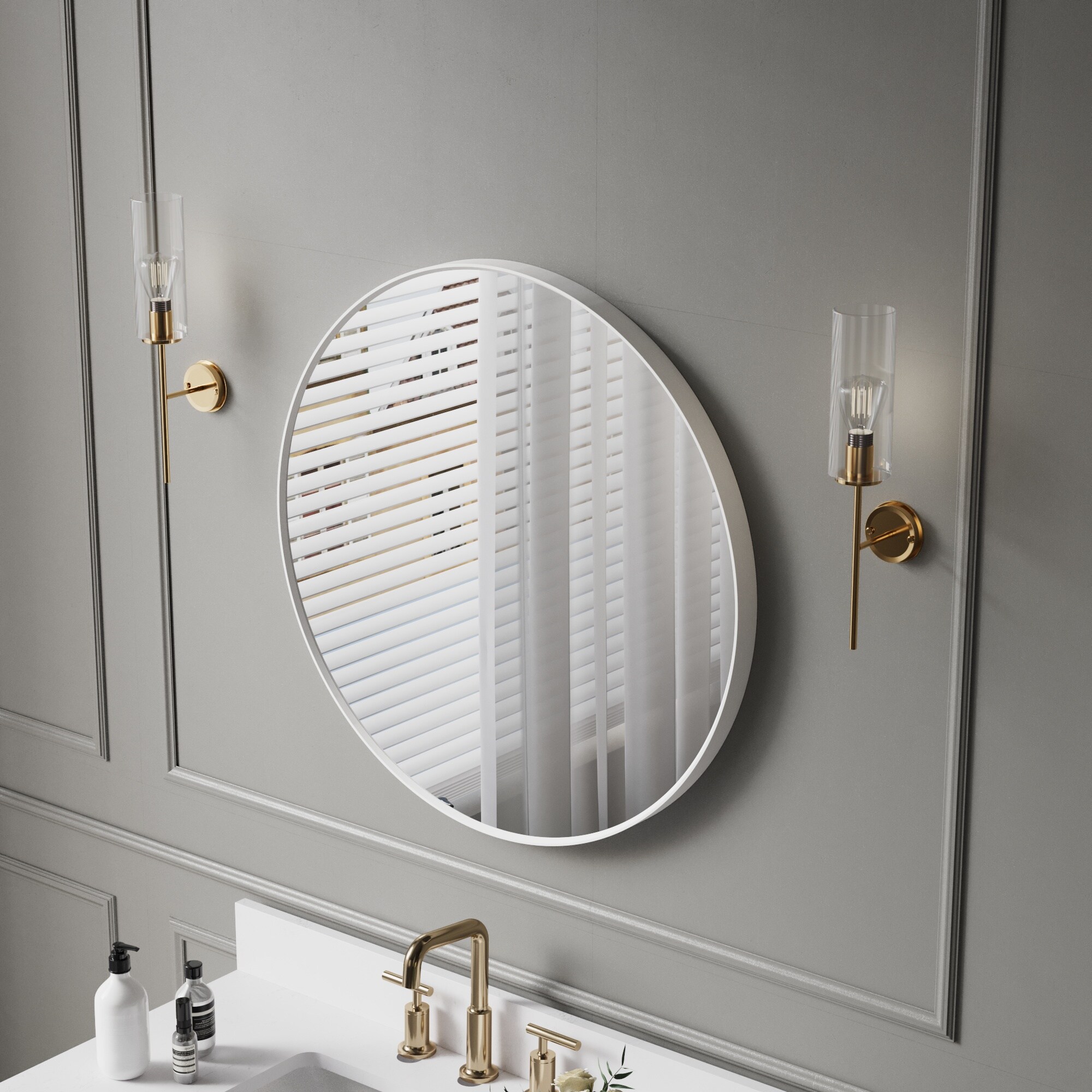 Forclover HYFC-BA637US Framed-Bath-Mirrors - View #4