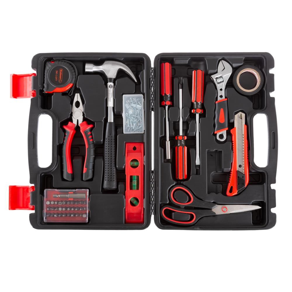 Fleming Supply 123-Piece Household Tool Set with Hard Case at