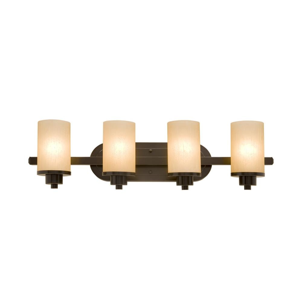 ARTCRAFT AC1304OB Parkdale 30-in 4-Light Oil Rubbed Bronze Transitional Vanity Light