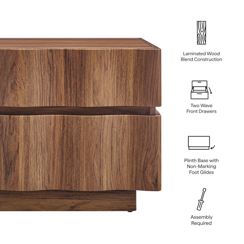 Modway MOD-7243-WAL nightstands - View #2