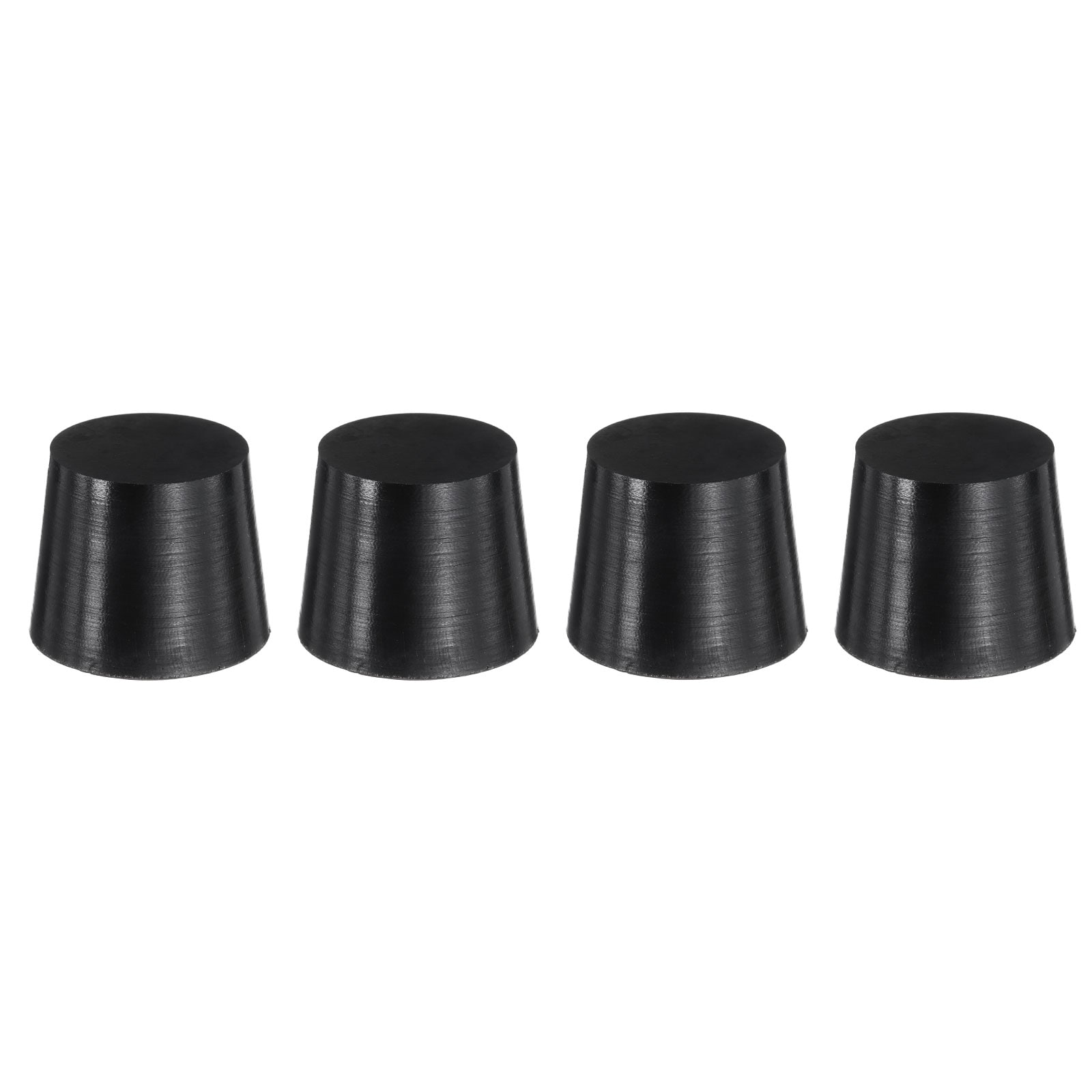 Unique Bargains - 4pcs Silicone Rubber Tapered Plug 25mm to 31mm High-Temperature Solid Rubber St...