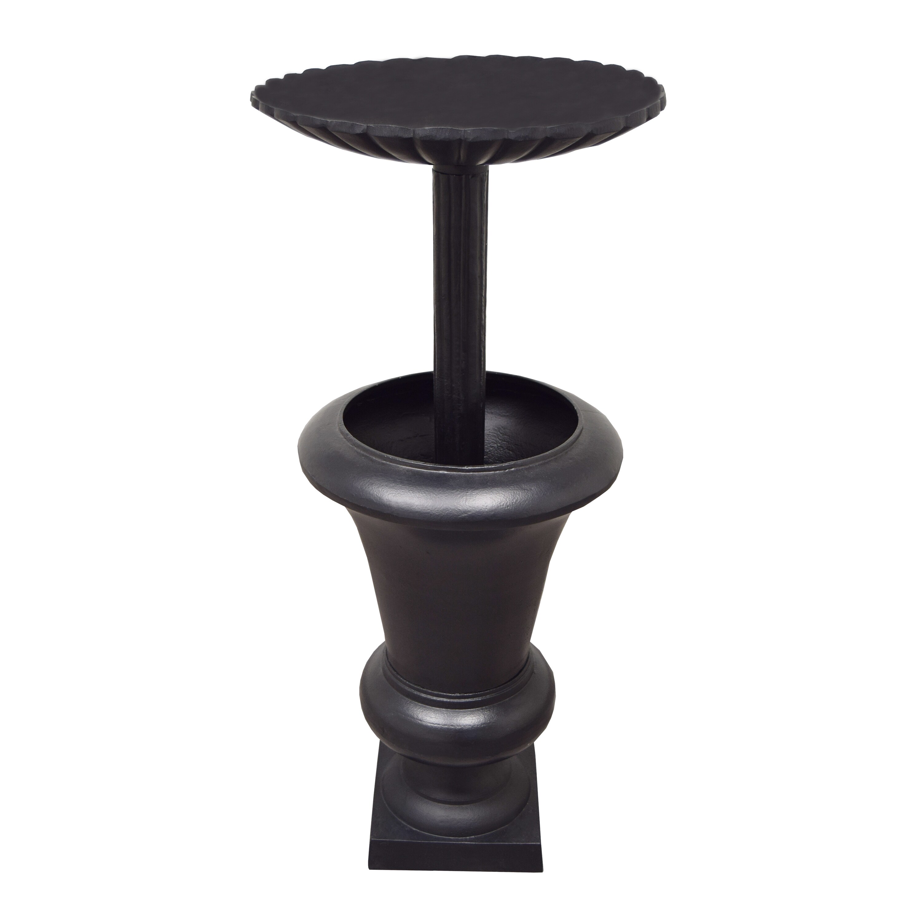 Oakland Living TOBY-BB-PT-BLACK birdbaths - View #3