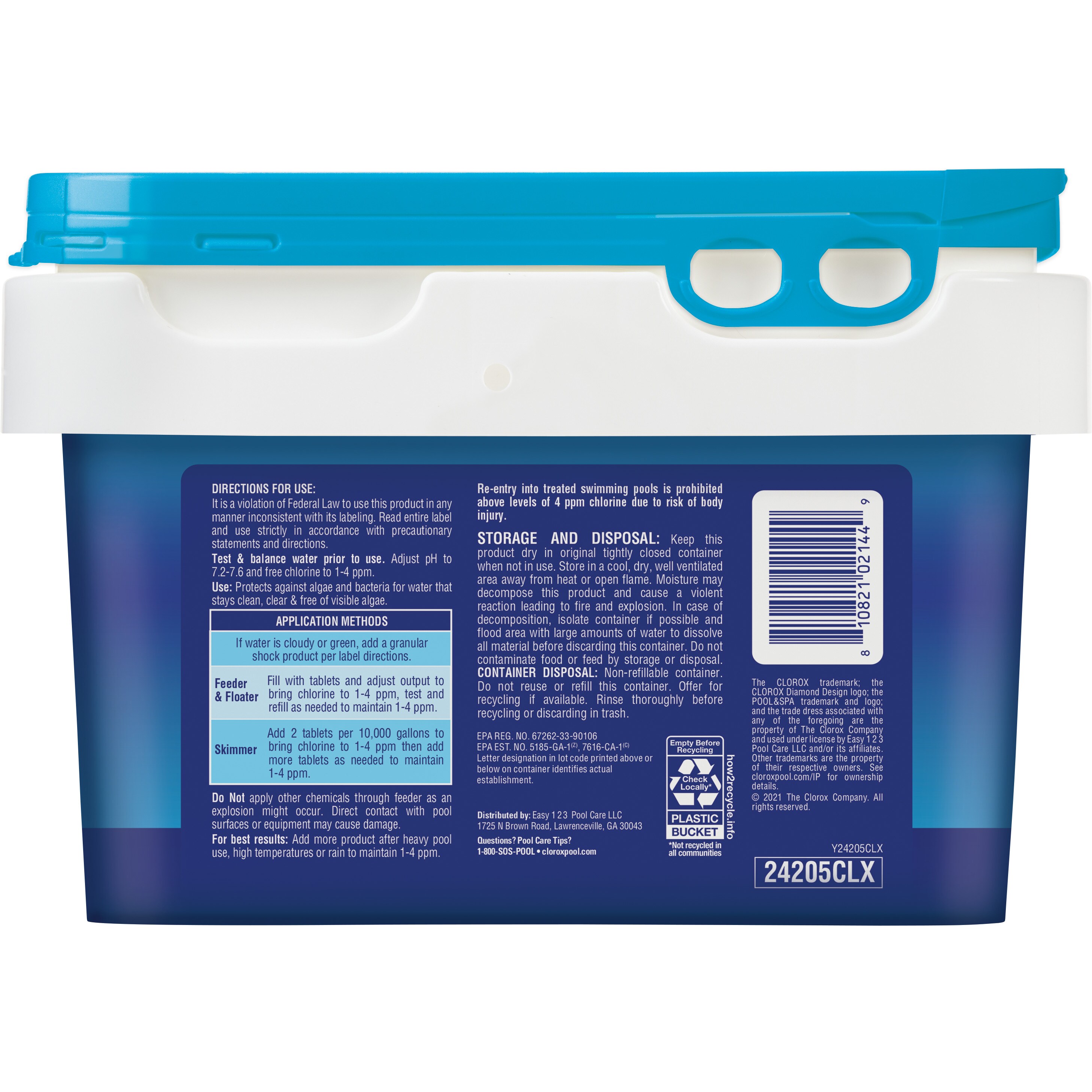 Clorox Pool&Spa 24205CLX Chlorinating-Tabs - View #8