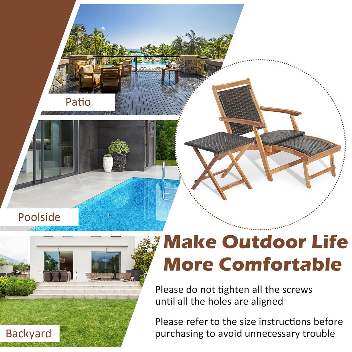 Costway HW70244 Patio-Conversation-Sets - View #8