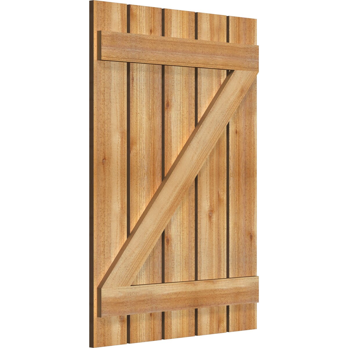 Ekena Millwork RBS06Z29X040RWR Exterior-Shutters - View #2