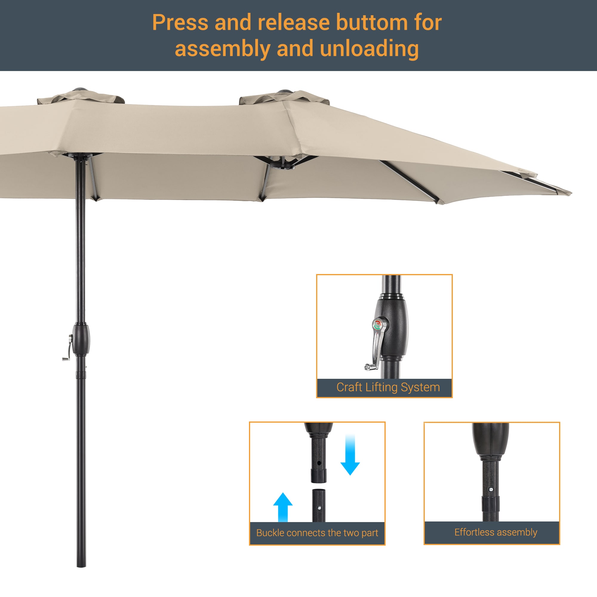 ACEGOSES LW-MK-460SD-B Umbrellas-2 - View #5
