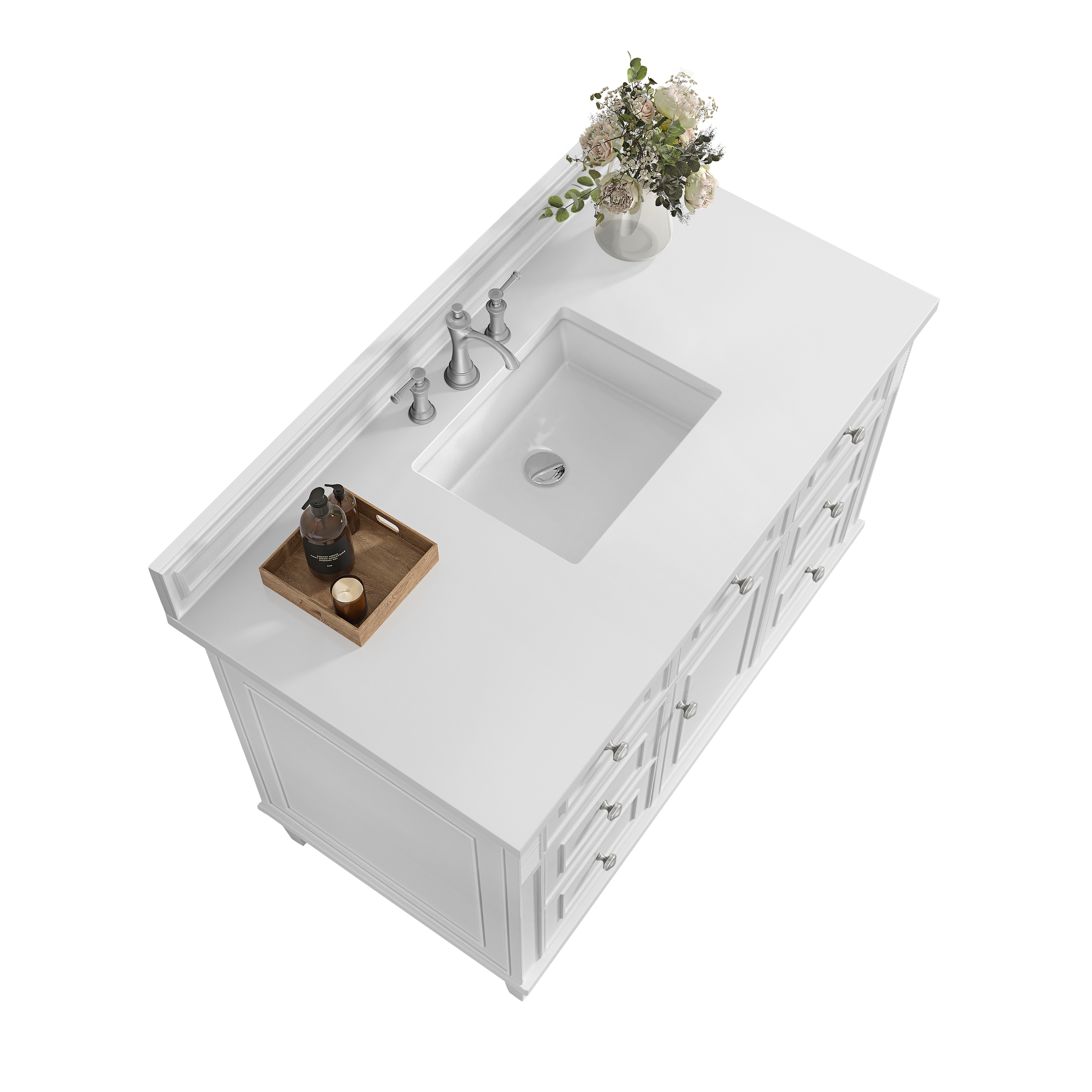 James Martin Vanities 424-V48-BW-3WZ Bath-Vanity-Combo - View #6