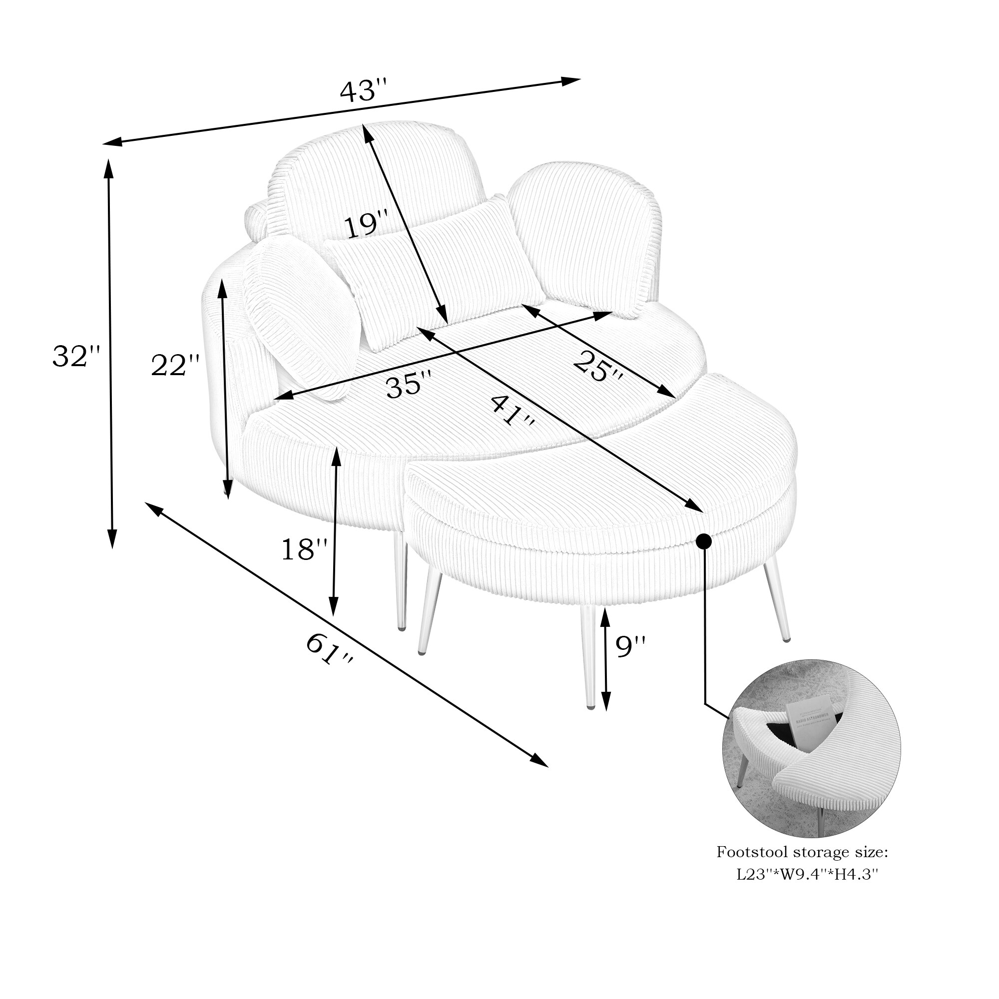 Bybafun YD2700067 Sofas-Loveseats - View #5