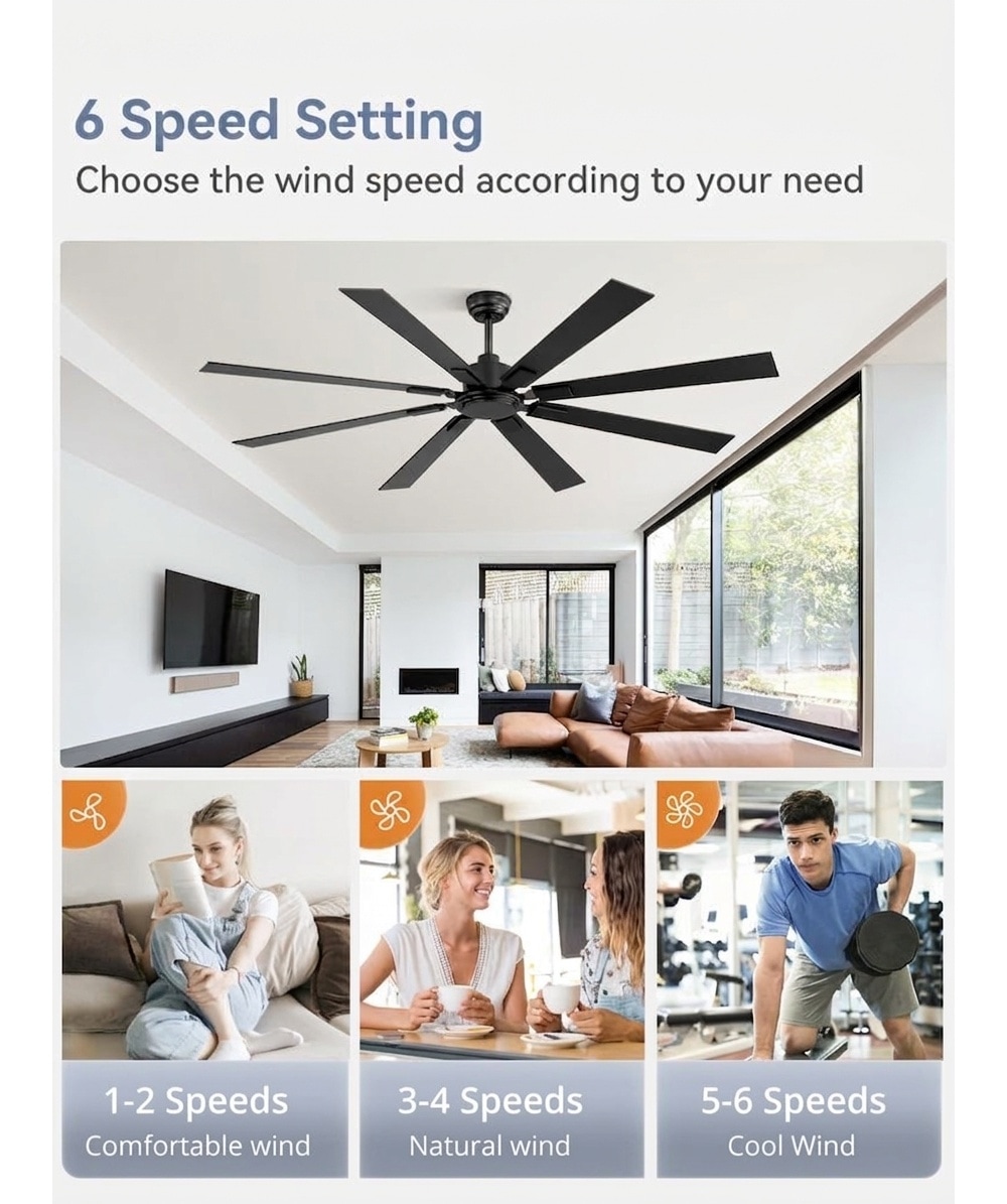 Oyezvary LOZ1427E73 Ceiling-Fans - View #4