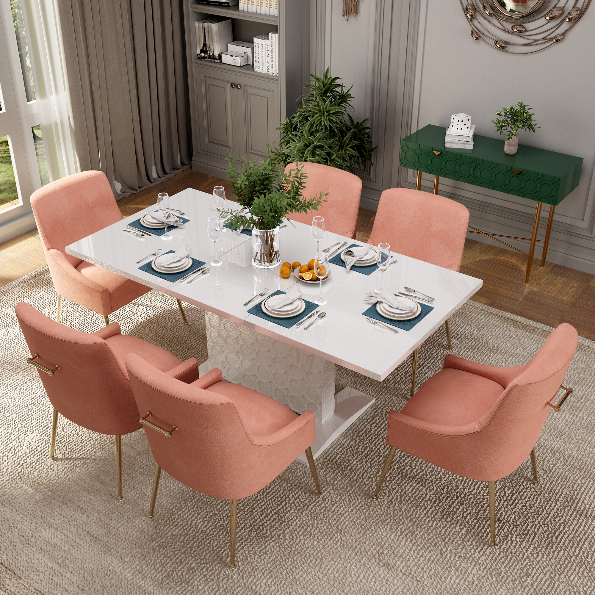 Clihome CL-ST1WH700PK Dining-Sets - View #3