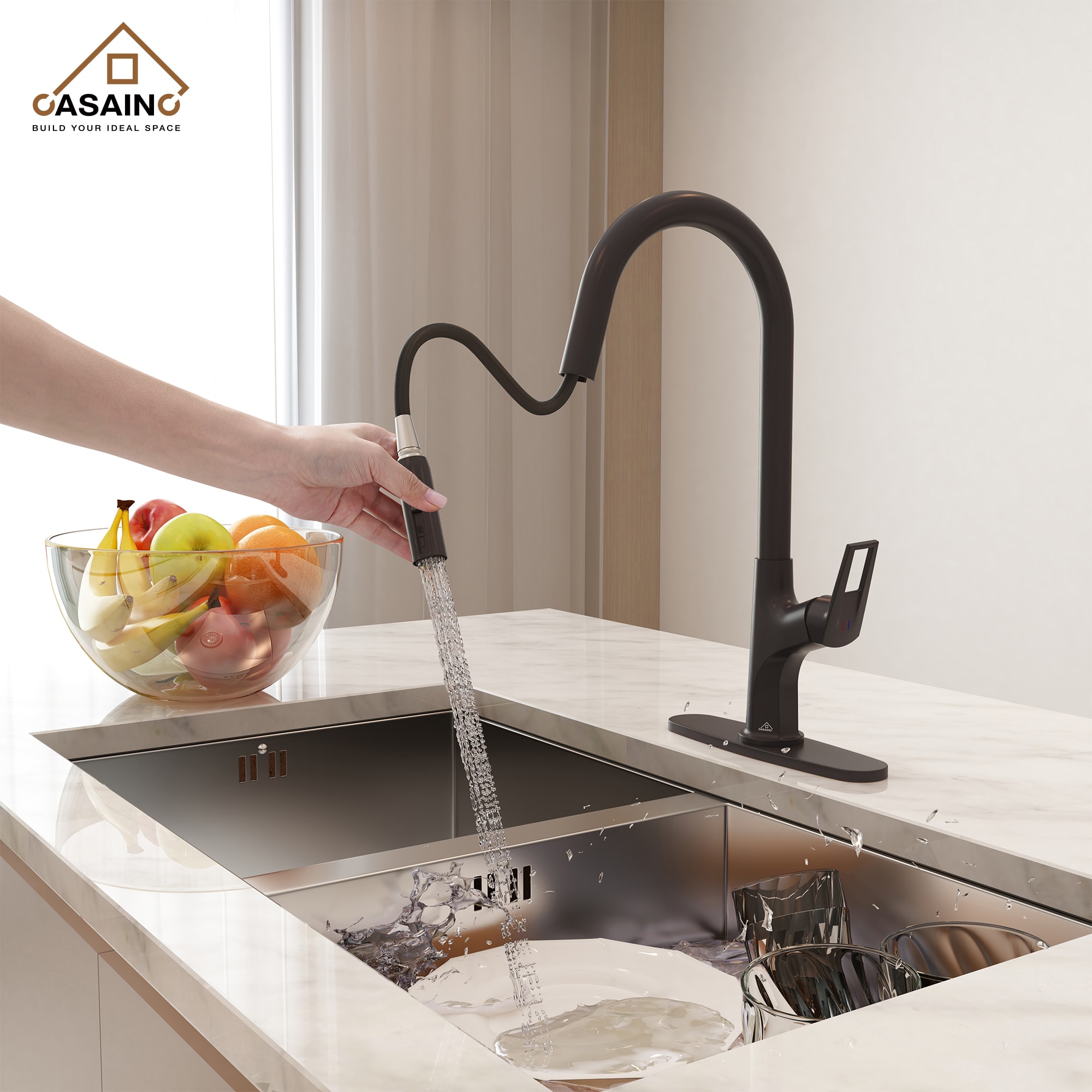 CASAINC CASADG001MB Kitchen-Faucets - View #2