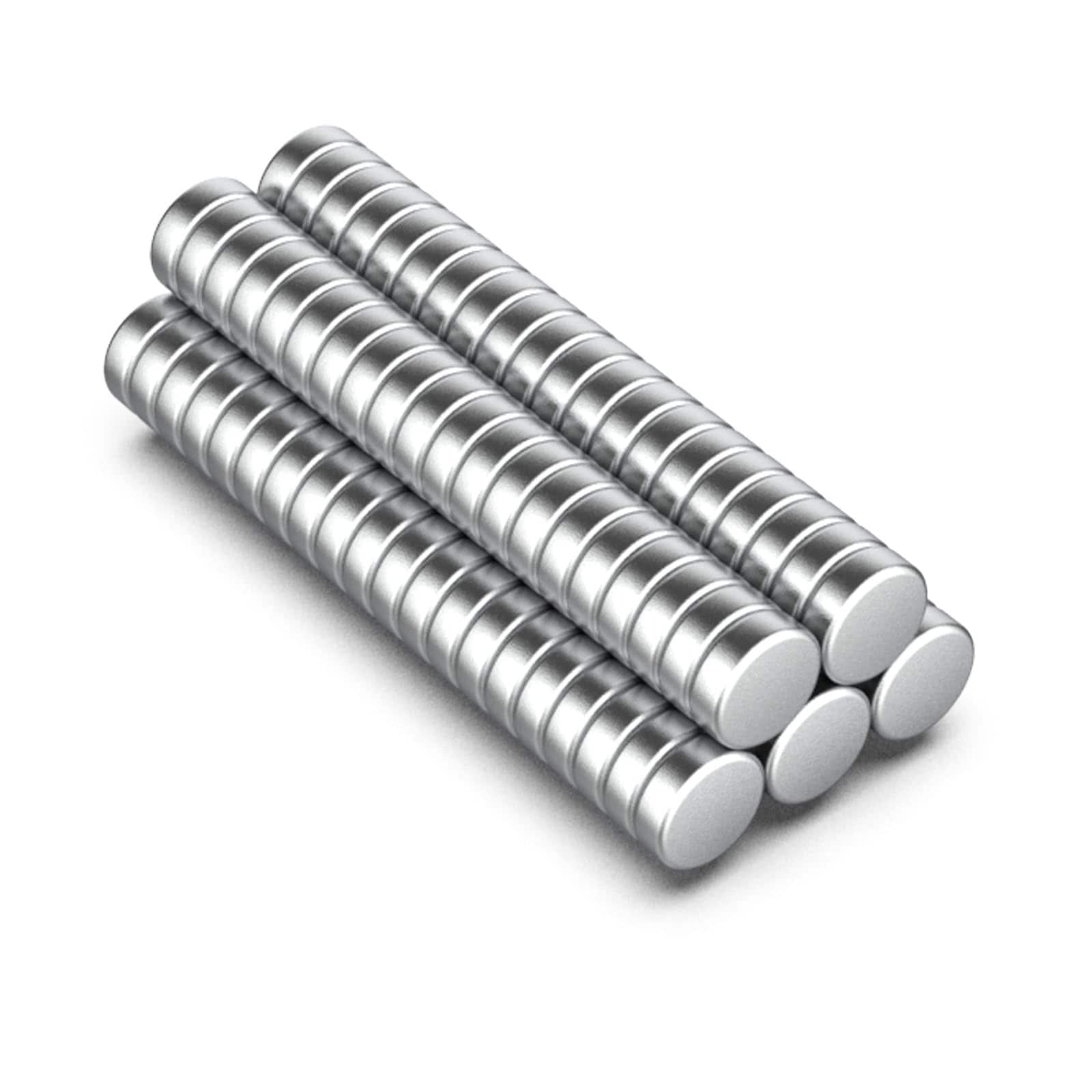 Linder Group Inc 100 pcs N35 mini neodymium magnets 6mm x 2mm super strong round rare earth magnet for fridge whiteboard office crafts DIY projects rust resistant #L3FI3EFK