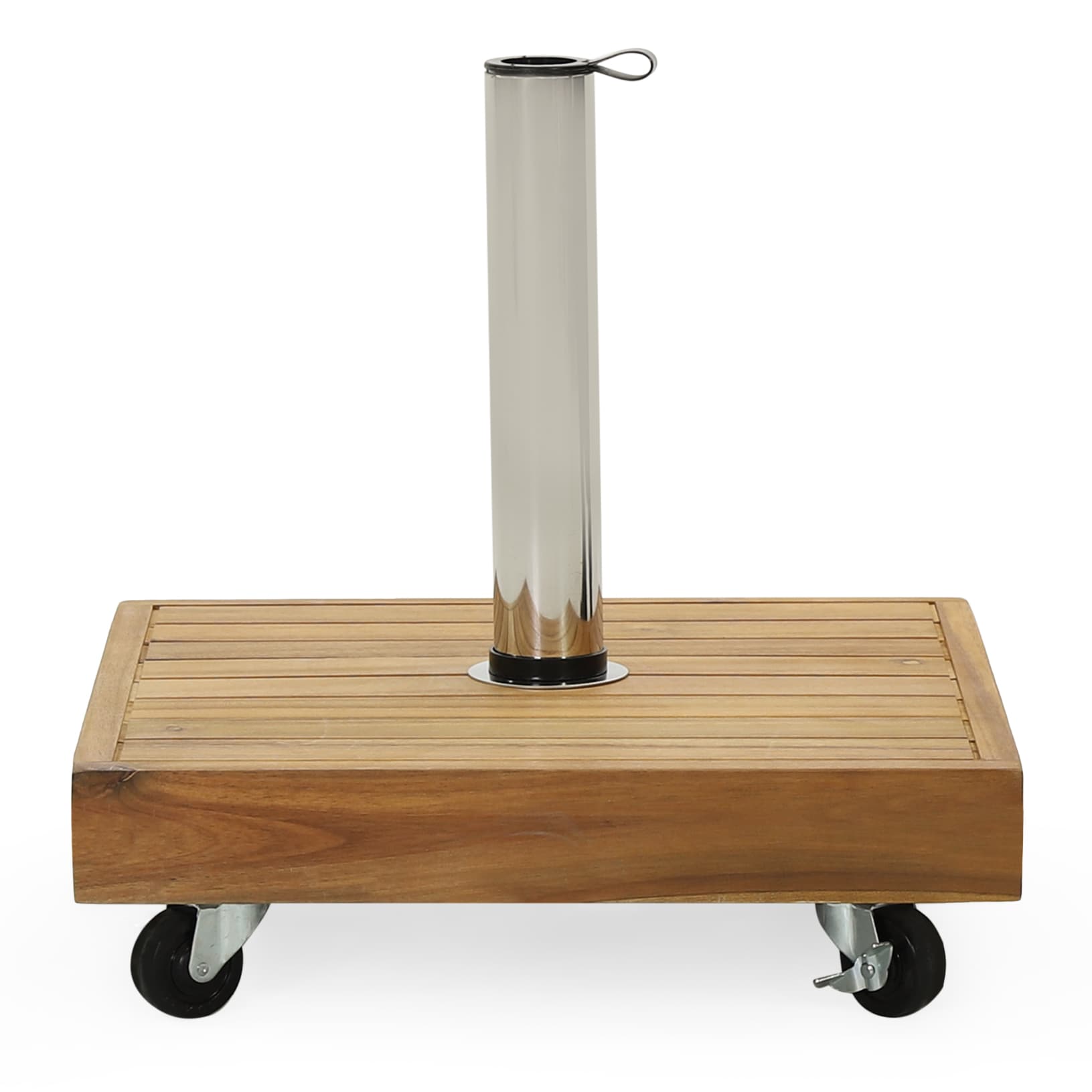 AHIOU HOME ZAAHG-71822UB Jaylon Teak Patio Umbrella Base