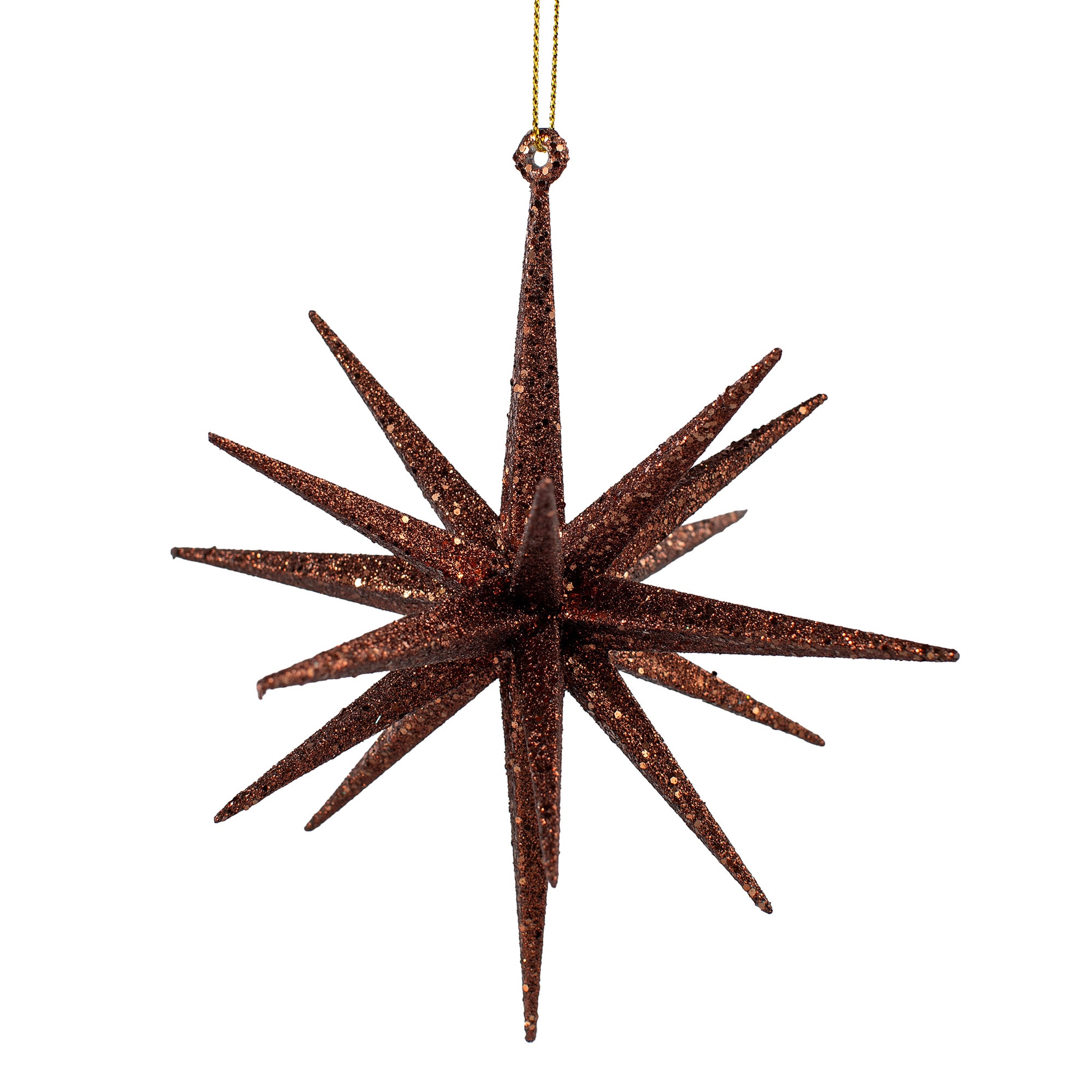 Holiday Living 88M0128B 2 -Pack Brown Star Standard Indoor Ornament set