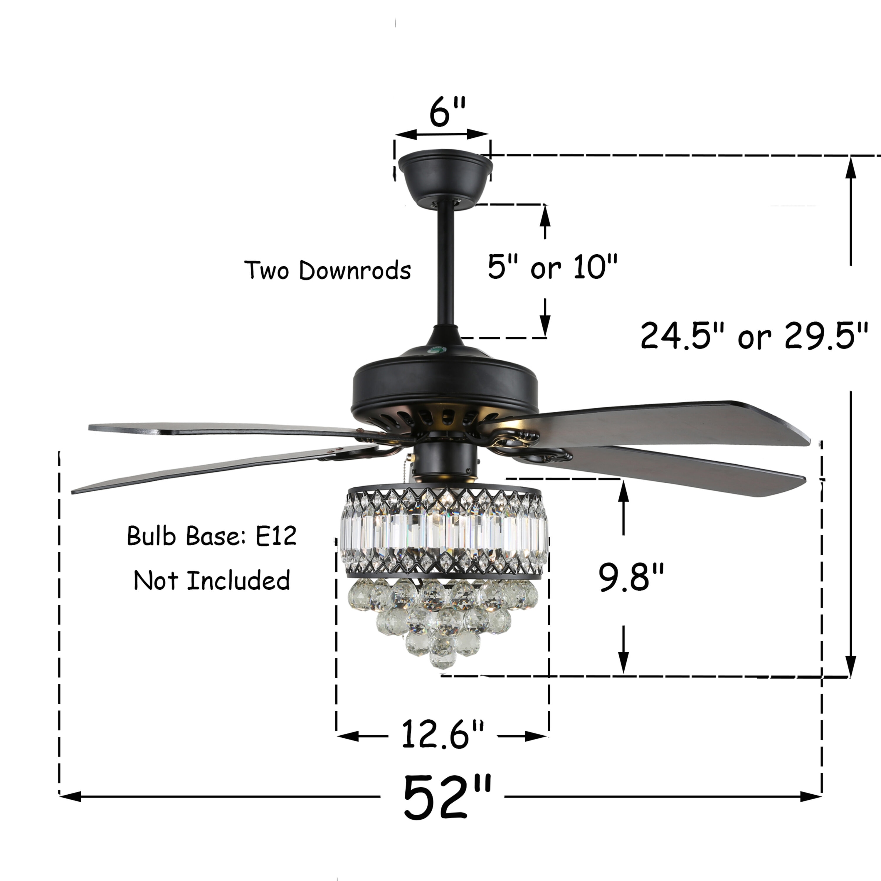 Oaks Decor BD2030-B Ceiling-Fans - View #10
