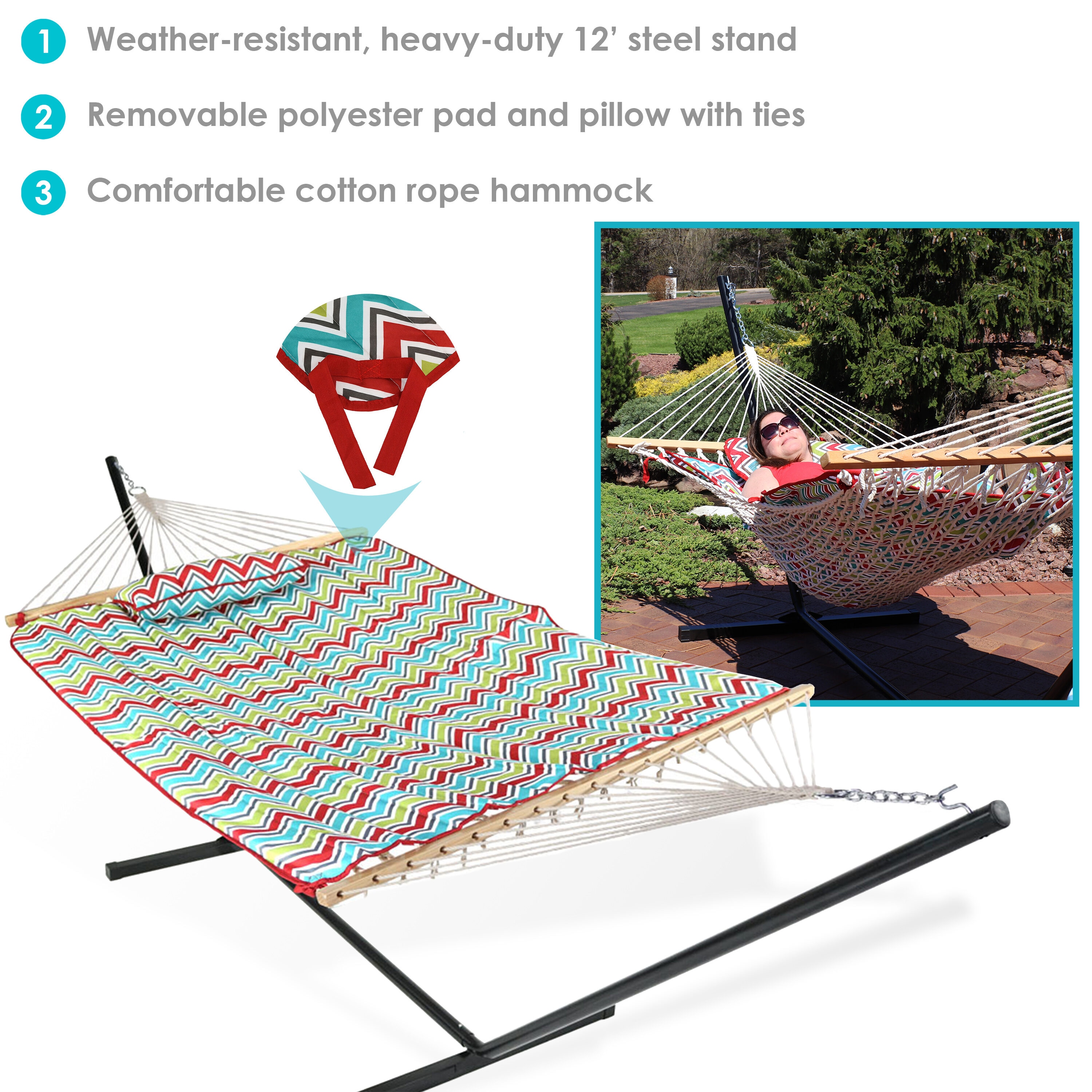 Sunnydaze Decor DL-CMCRH-COMBO hammocks - View #6
