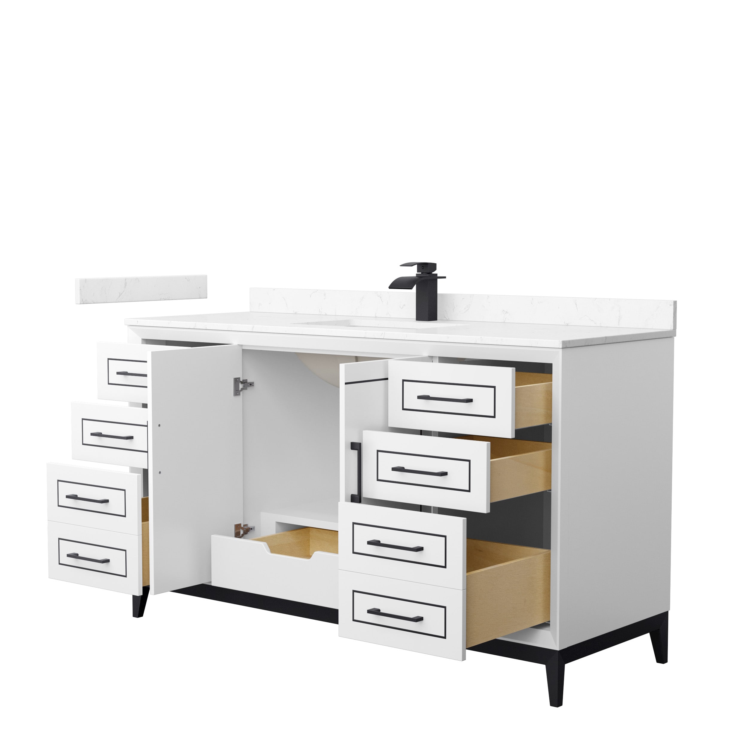 Wyndham Collection WCH515160SWBC2UNSMXX Bath-Vanity-Combo - View #2