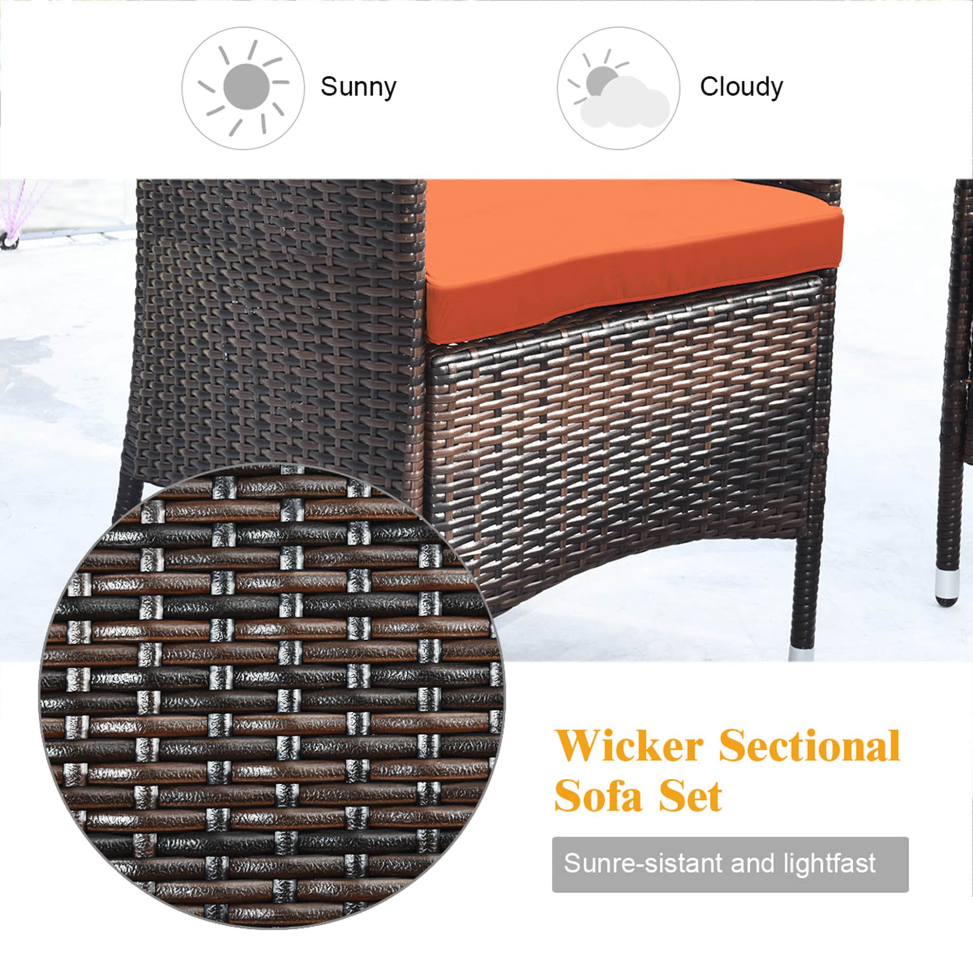 Costway LWS00027 Patio-Conversation-Sets - View #6