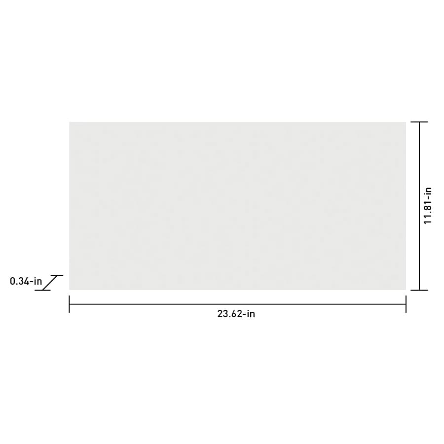 Satori Windsor White 12-in x 24-in Matte Porcelain Floor and Wall Tile ...