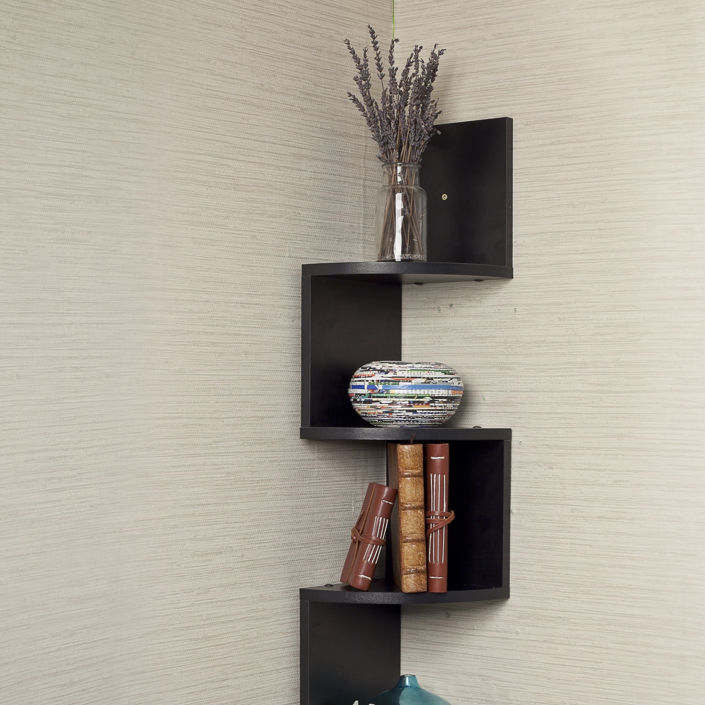 Danya B. XF11035BK Wall-Mounted-Shelving - View #7