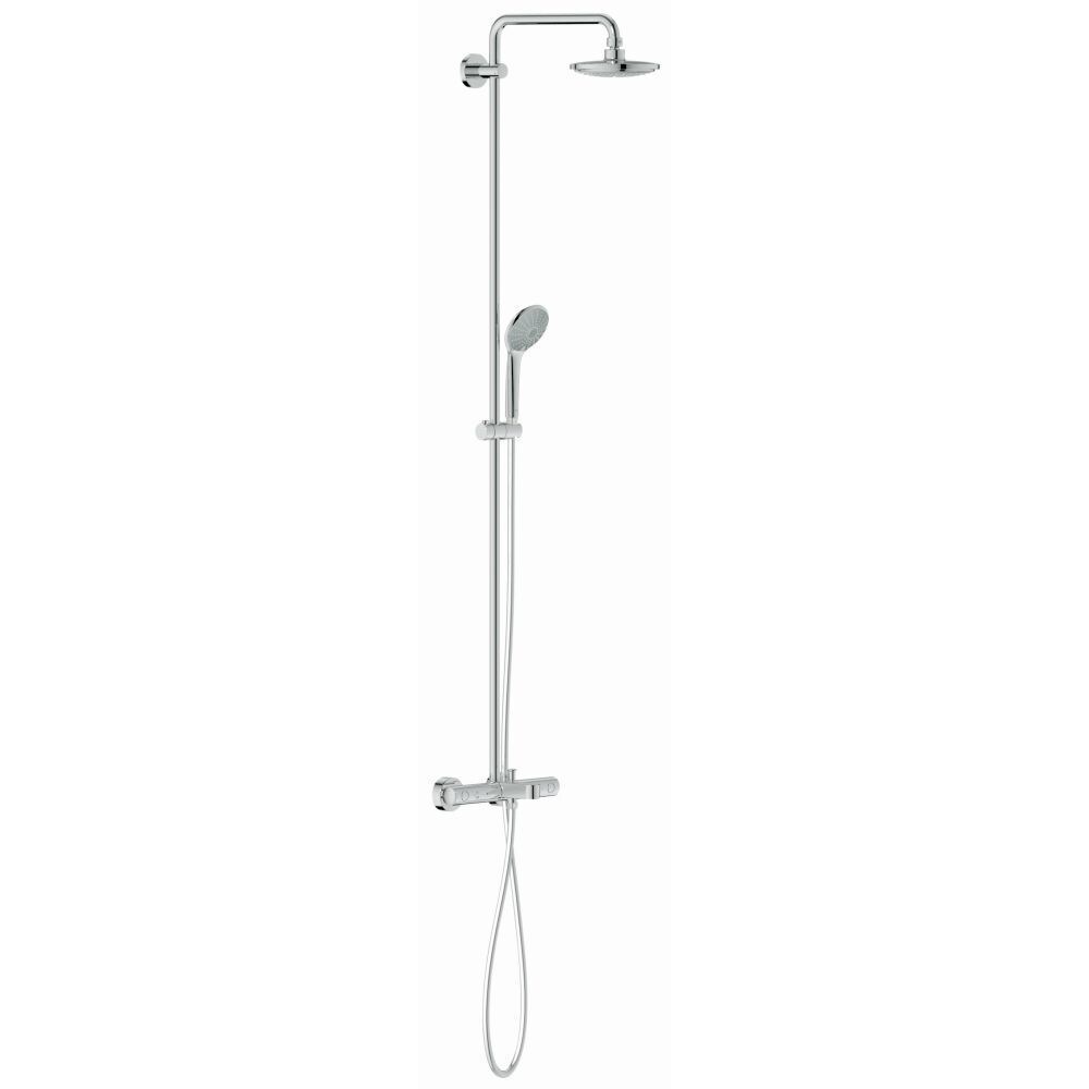GROHE Euphoria Chrome 1-Handle Faucet with Valve in Shower Faucets department at Lowes.com
