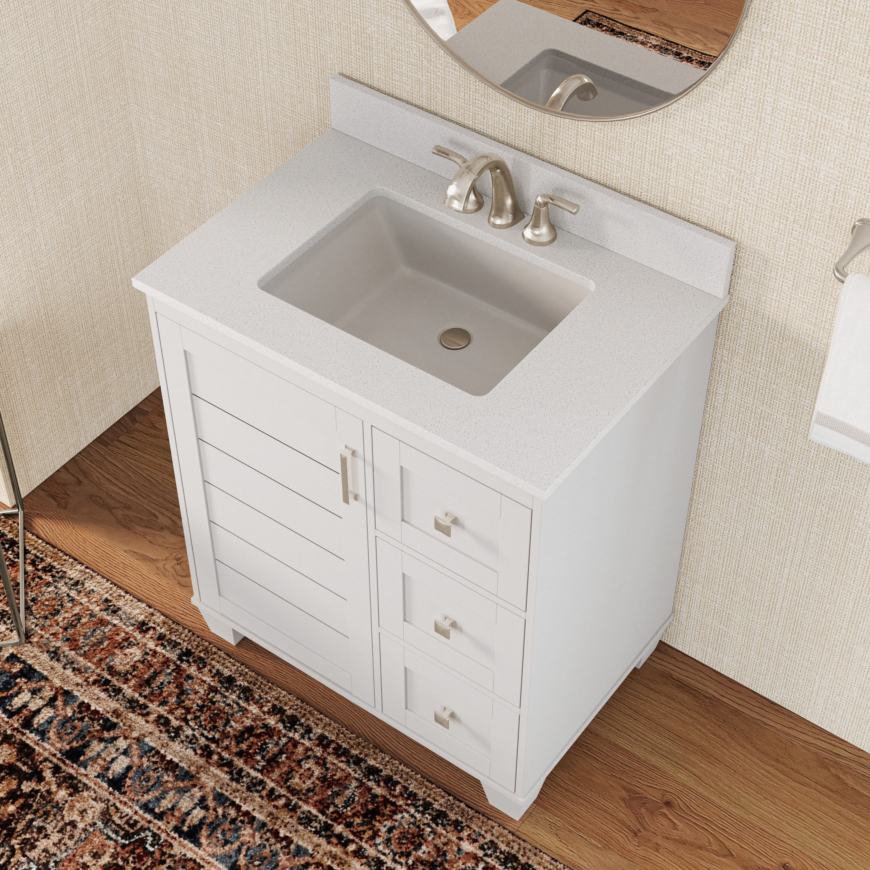 allen + roth LWS30GBV Bath-Vanity-Combo - View #6